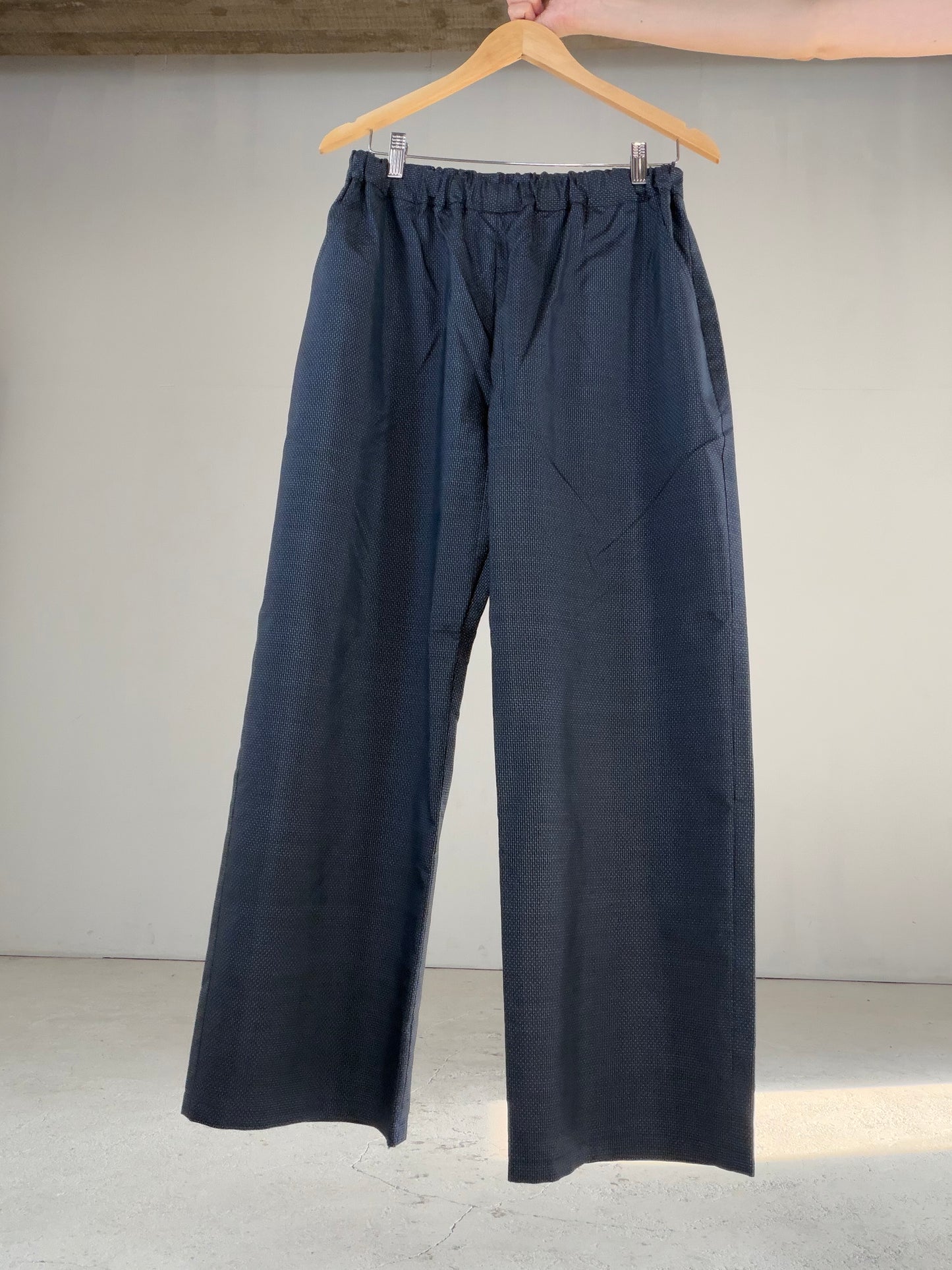 Vintage Oshima Tsumugi Haori & Kimono Pants Set "ASB010" — Upcycled from Japanese Kimono