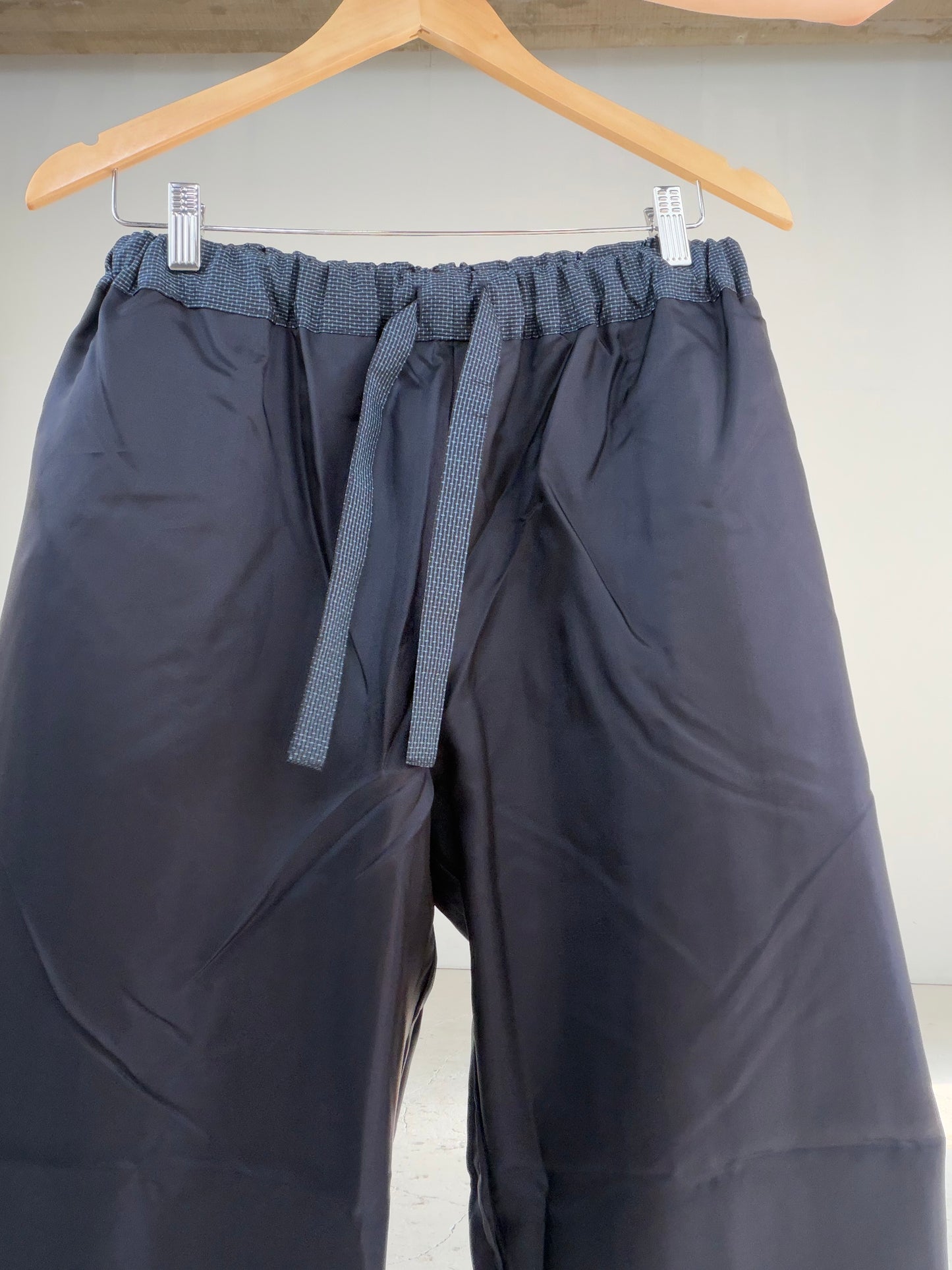 Vintage Oshima Tsumugi Haori & Kimono Pants Set "ASB010" — Upcycled from Japanese Kimono