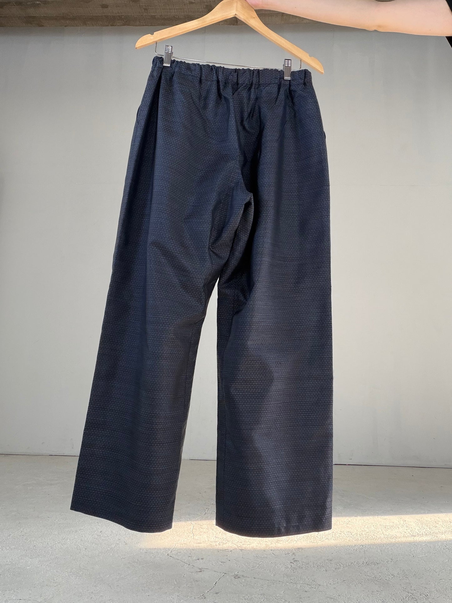 Vintage Oshima Tsumugi Haori & Kimono Pants Set  "ASB009, akagashira" — Upcycled from Japanese Kimono