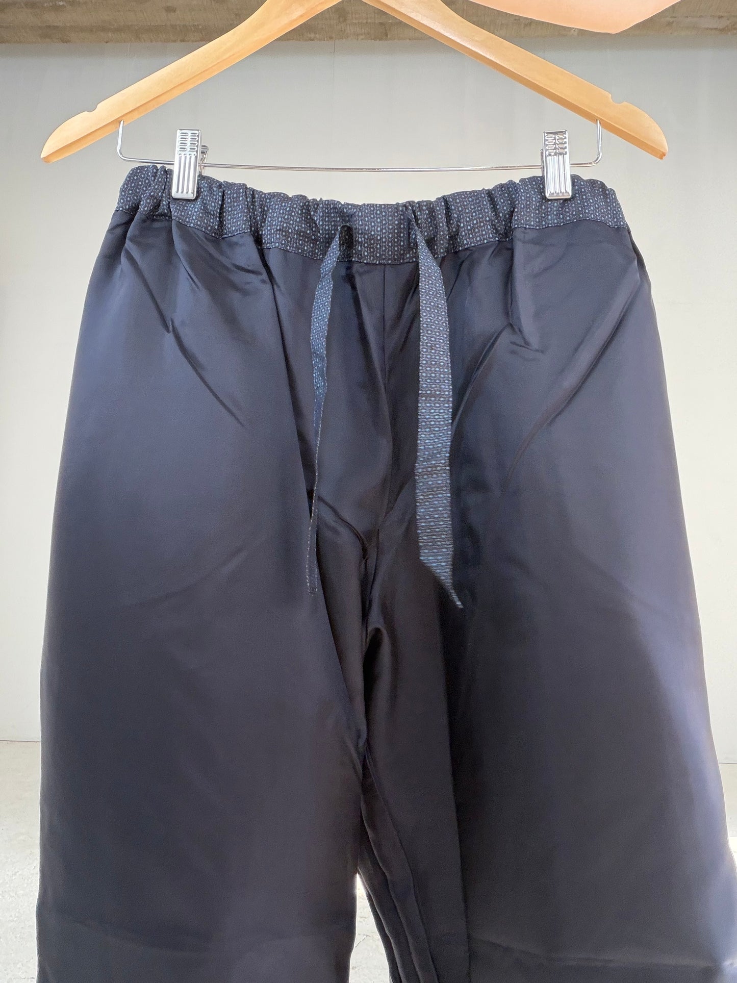 Vintage Oshima Tsumugi Haori & Kimono Pants Set  "ASB009, akagashira" — Upcycled from Japanese Kimono