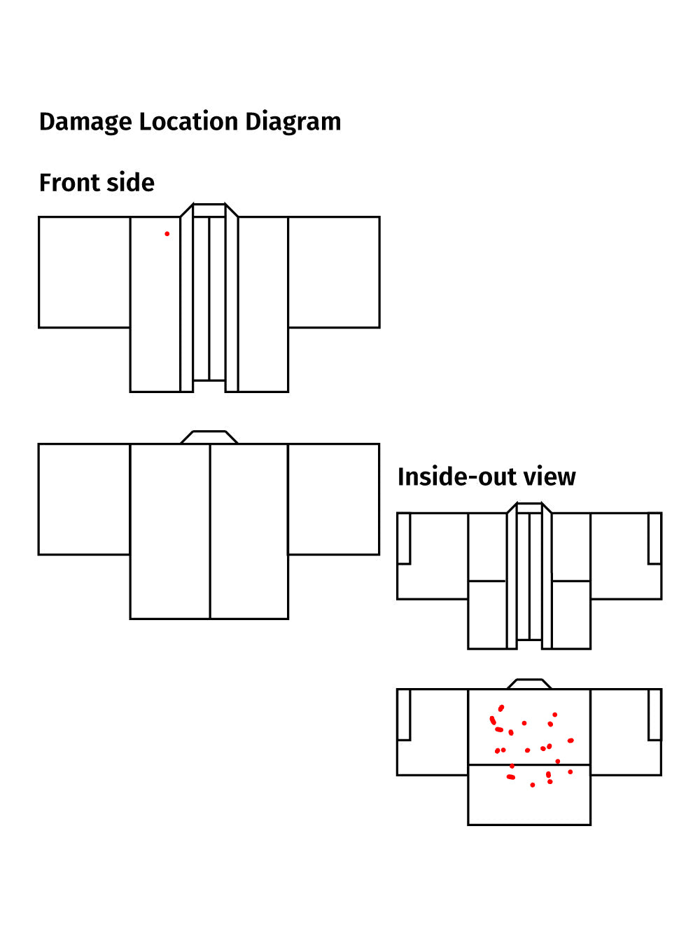 VINTAGE KAWAII HAORI SHEER “MICHIYUKI, red, kiku, SHH018” *high-damage