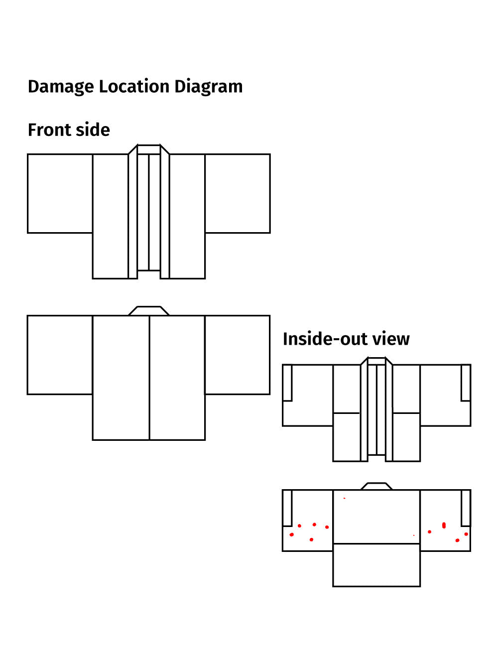 VINTAGE KUROMONTSUKI HAORI "matsu, noumen, KUR102" *high-damage