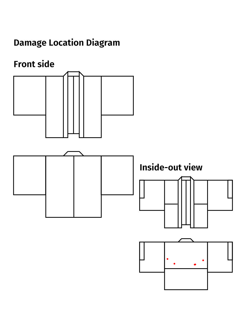 VINTAGE KUROMONTSUKI HAORI "akagashira, KUR101" *damage