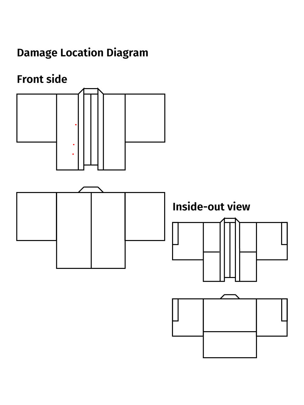 VINTAGE KAWAII HAORI SHEER “MICHIYUKI, shu, dark red, SHH020” *damage