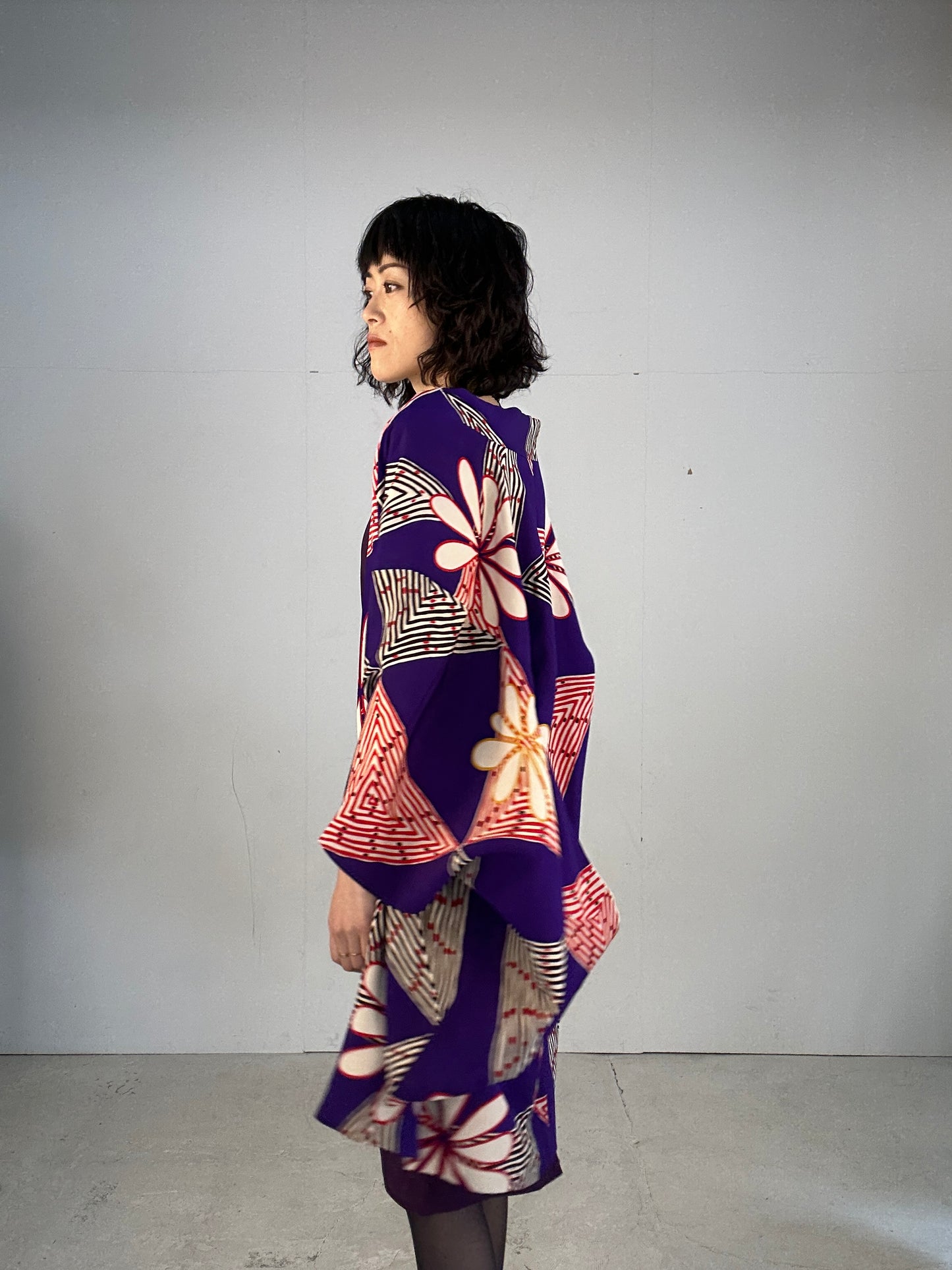 KAWAII HAORI "antique  purple"