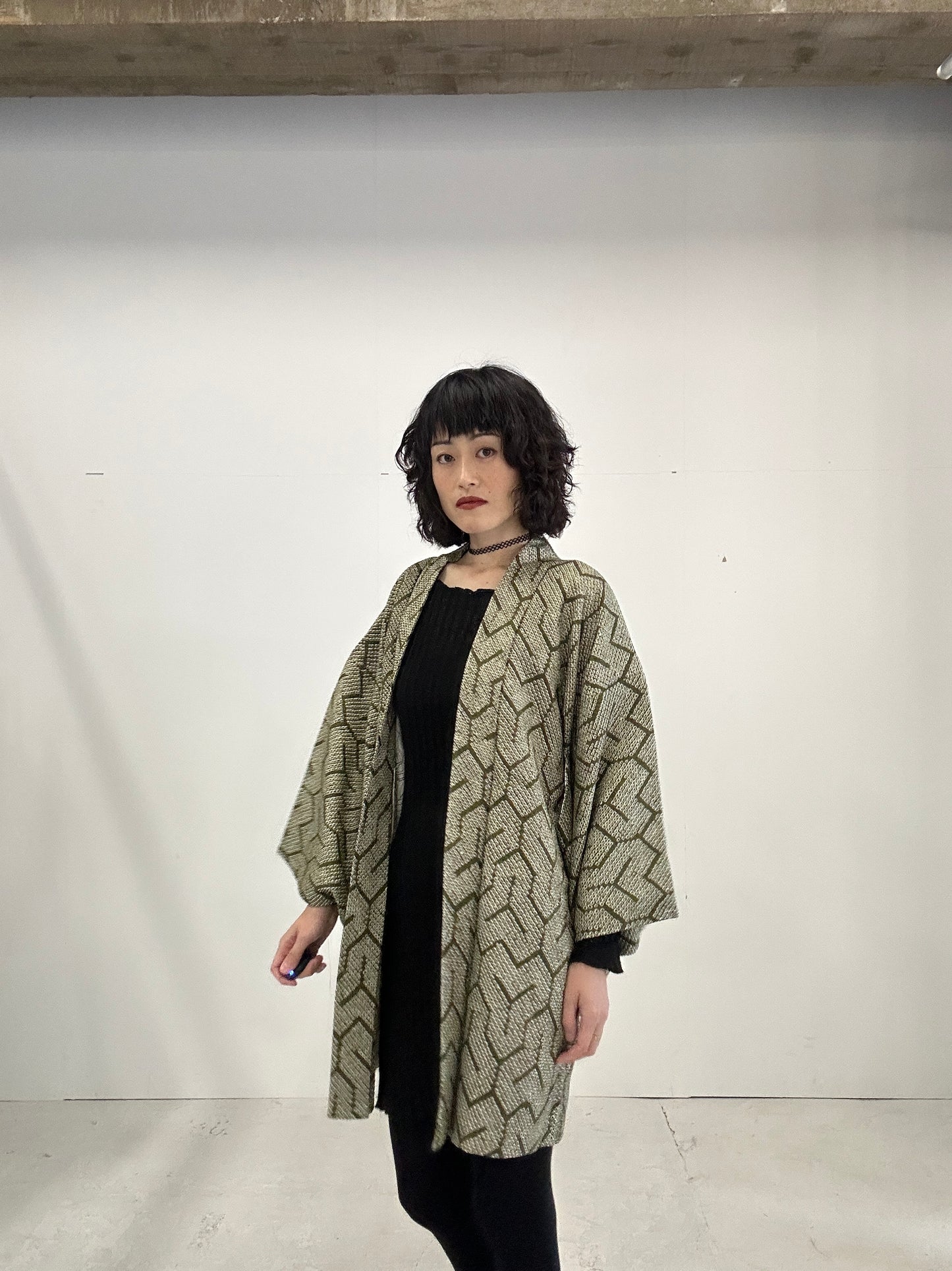 VINTAGE SHIBORI HAORI 018 kikkou