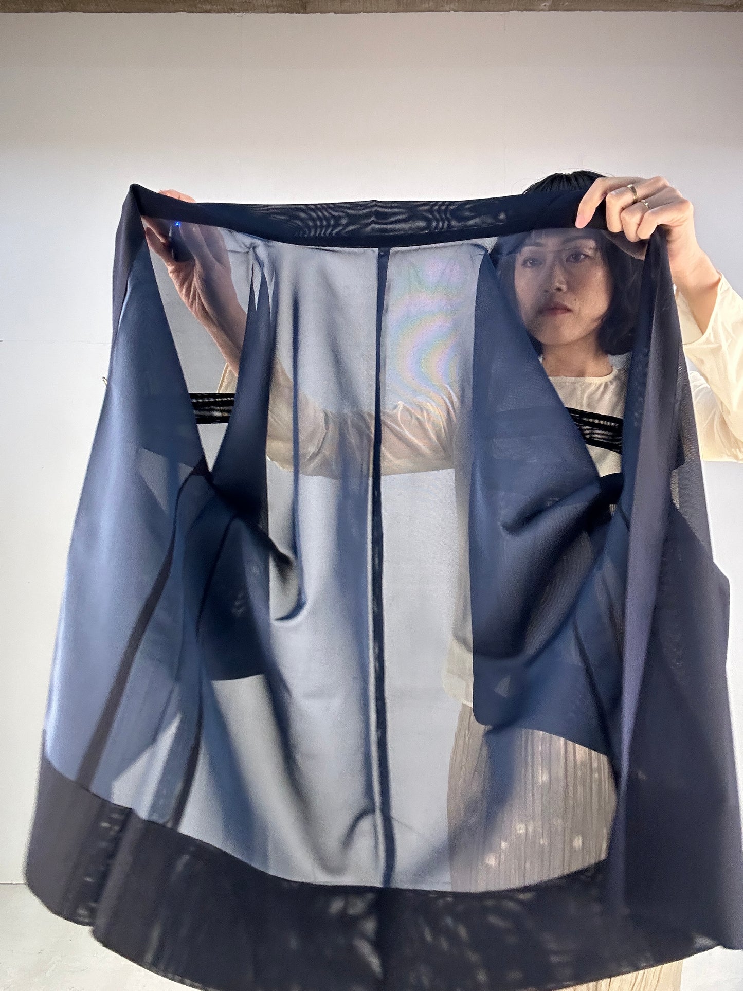 KAWAII HAORI SHEER  "ao"