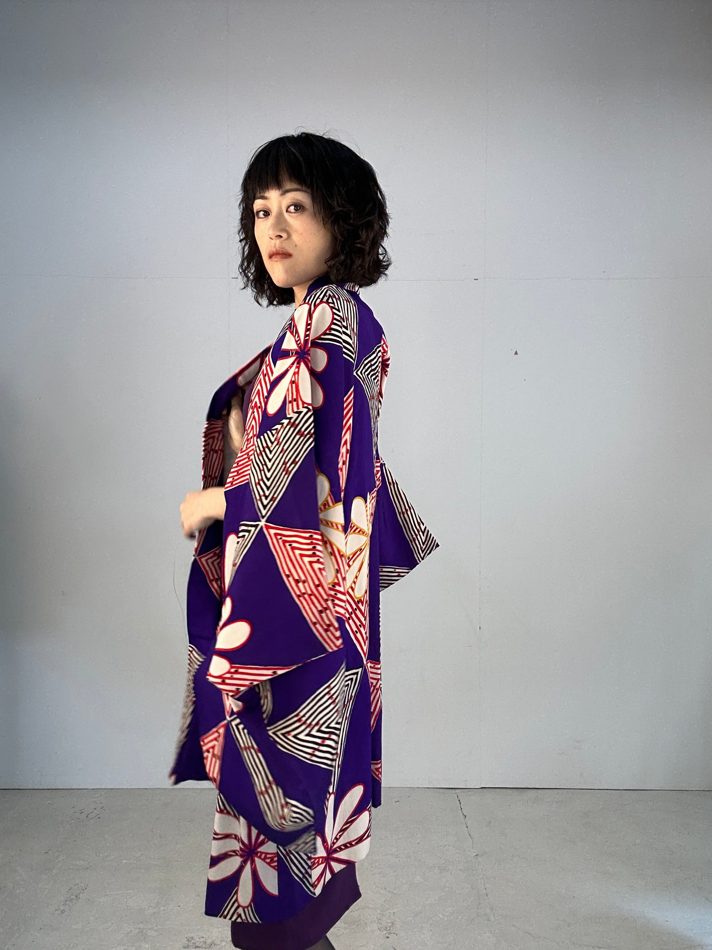 KAWAII HAORI "antique  purple"