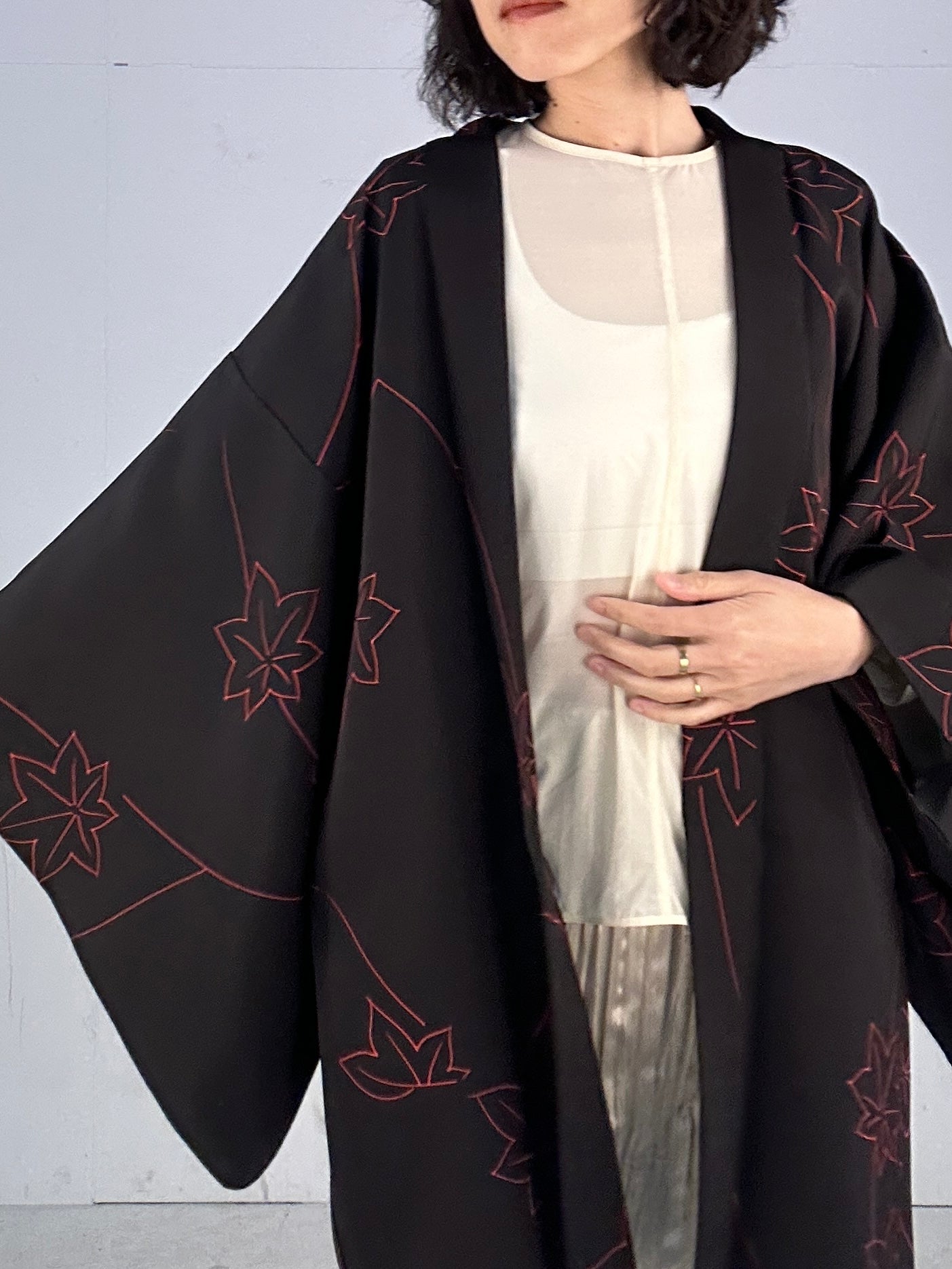 BLACK HAORI "kaede"