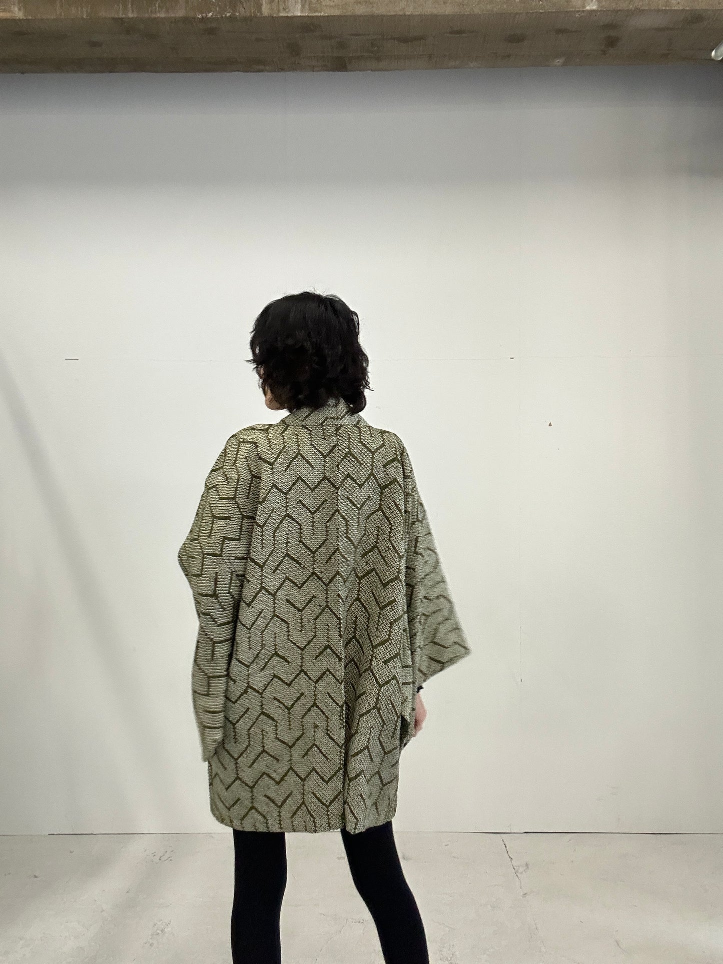 VINTAGE SHIBORI HAORI 018 kikkou