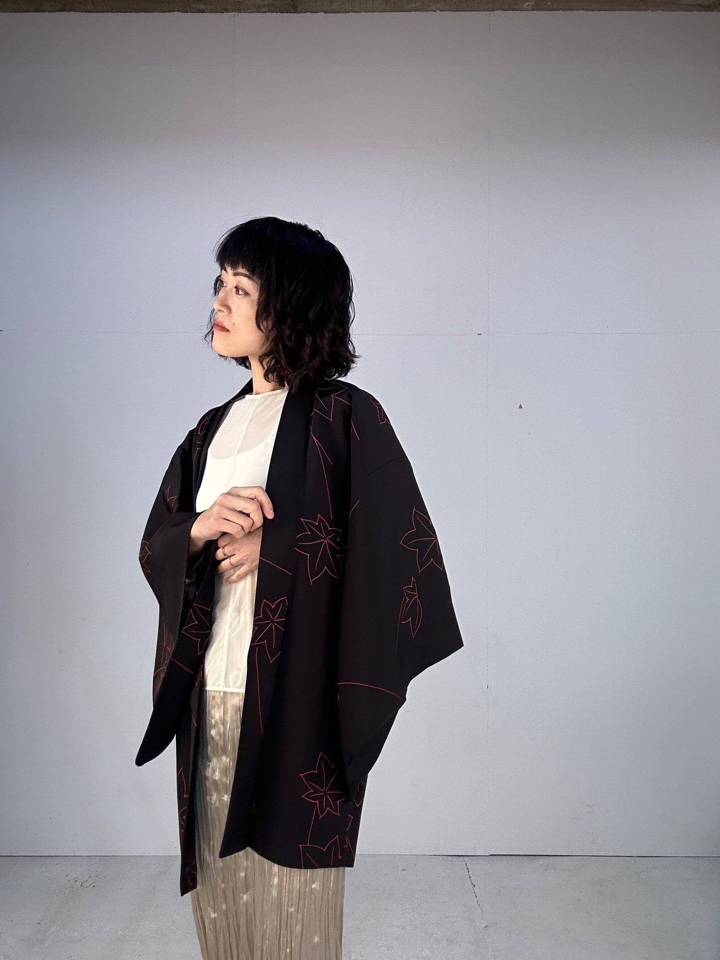 BLACK HAORI "kaede"