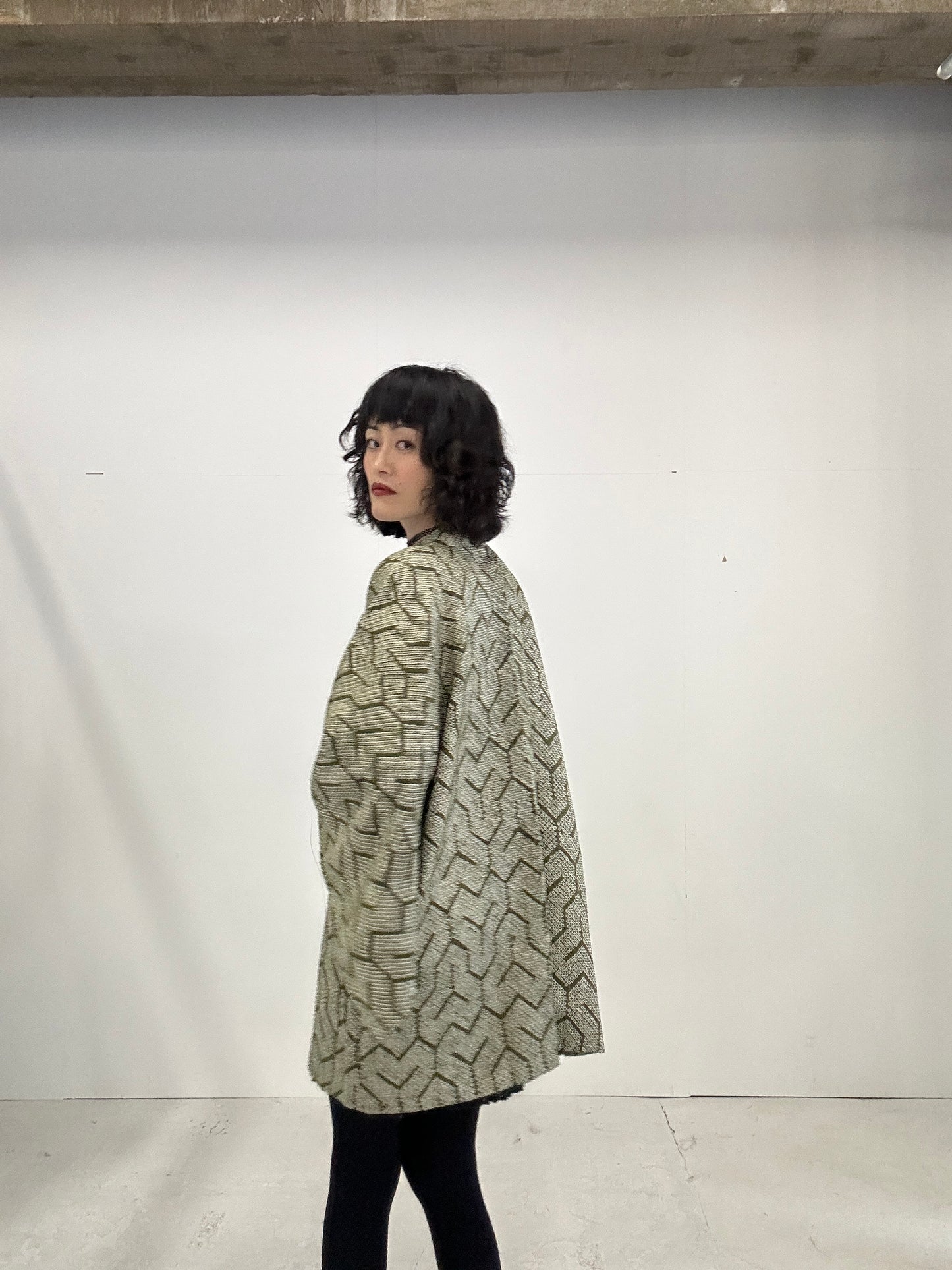 VINTAGE SHIBORI HAORI 018 kikkou