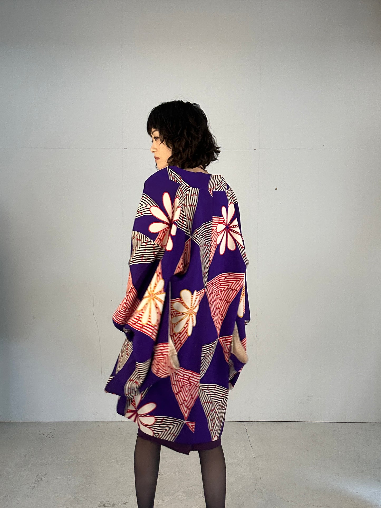 KAWAII HAORI "antique  purple"