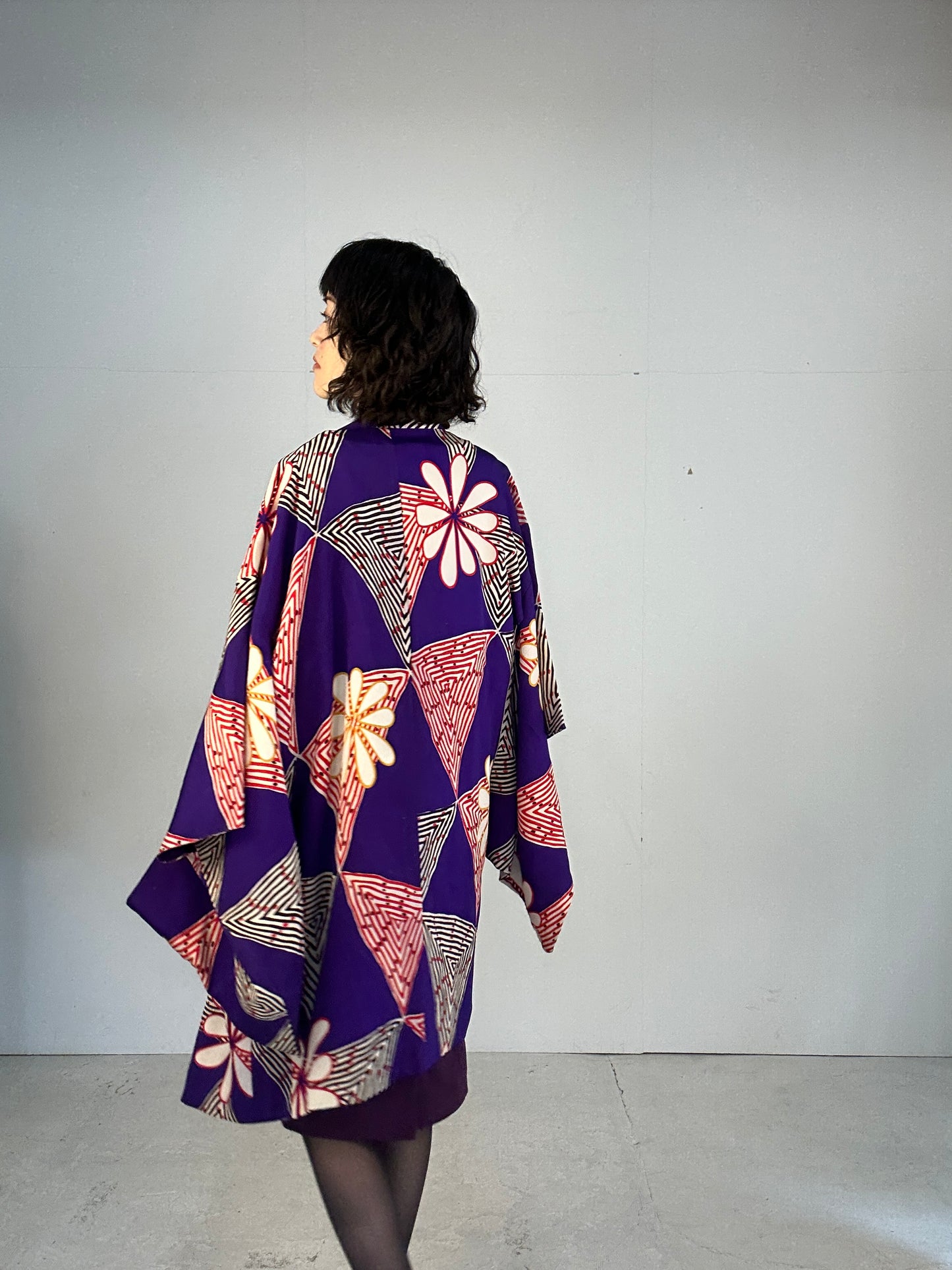 KAWAII HAORI "antique  purple"