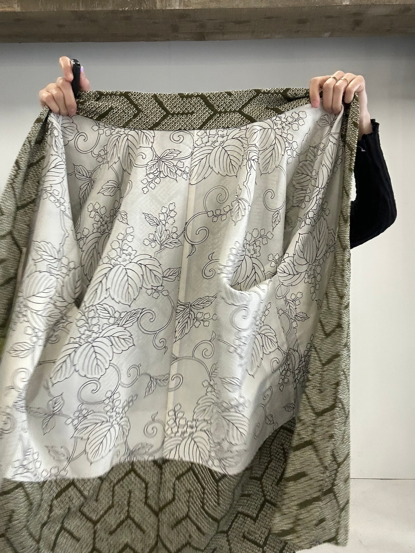 VINTAGE SHIBORI HAORI 018 kikkou