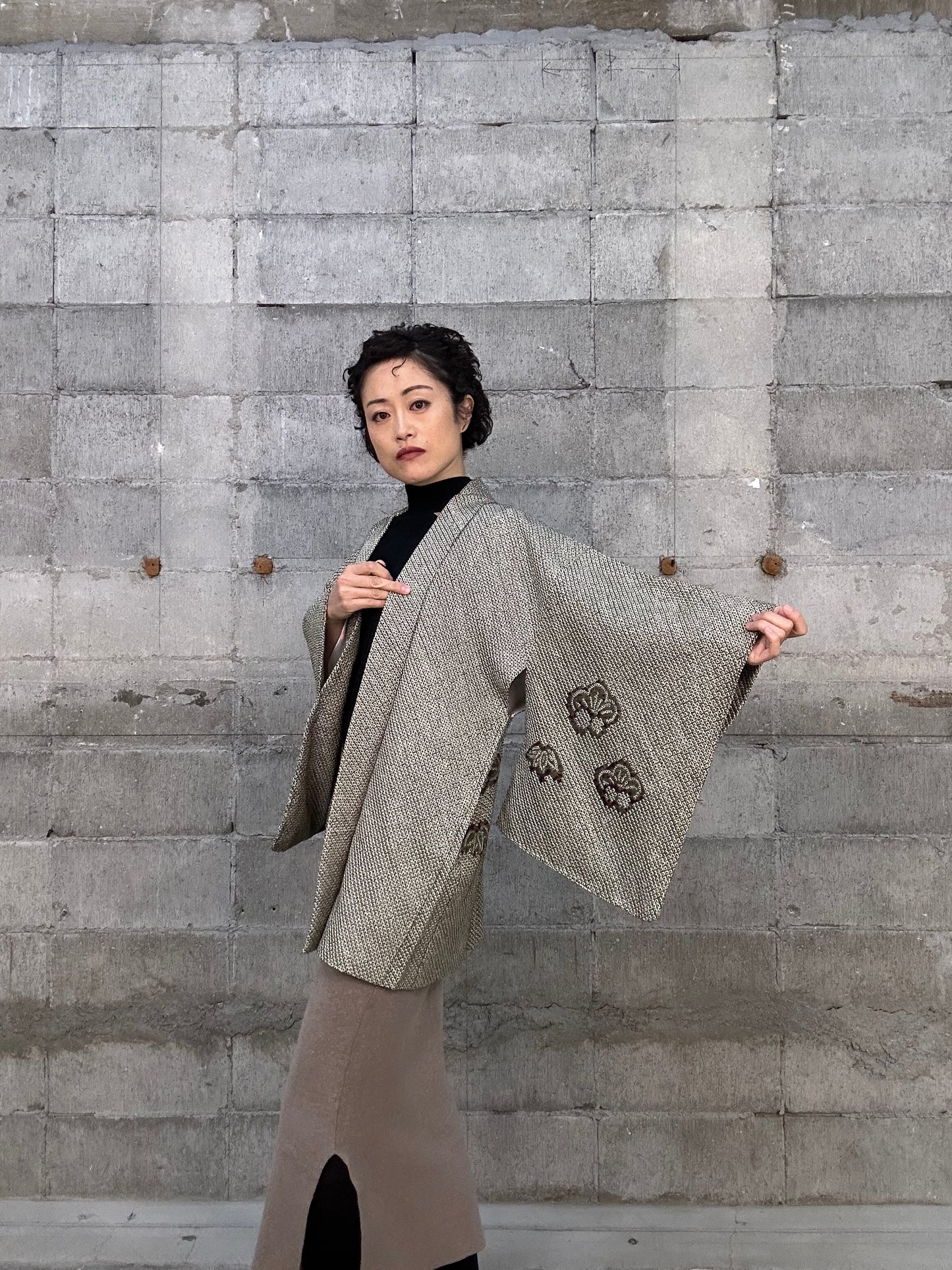 VINTAGE SHIBORI HAORI 007