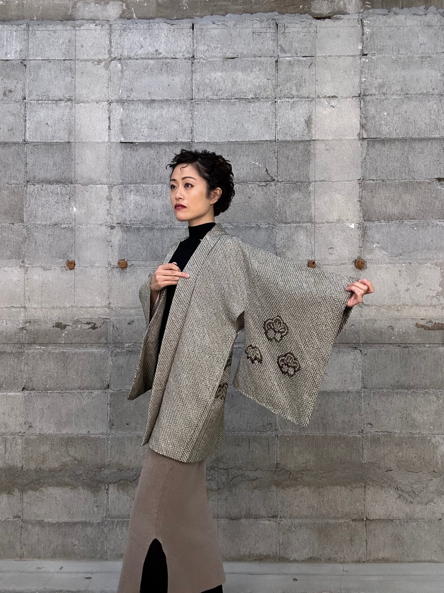 VINTAGE SHIBORI HAORI 007