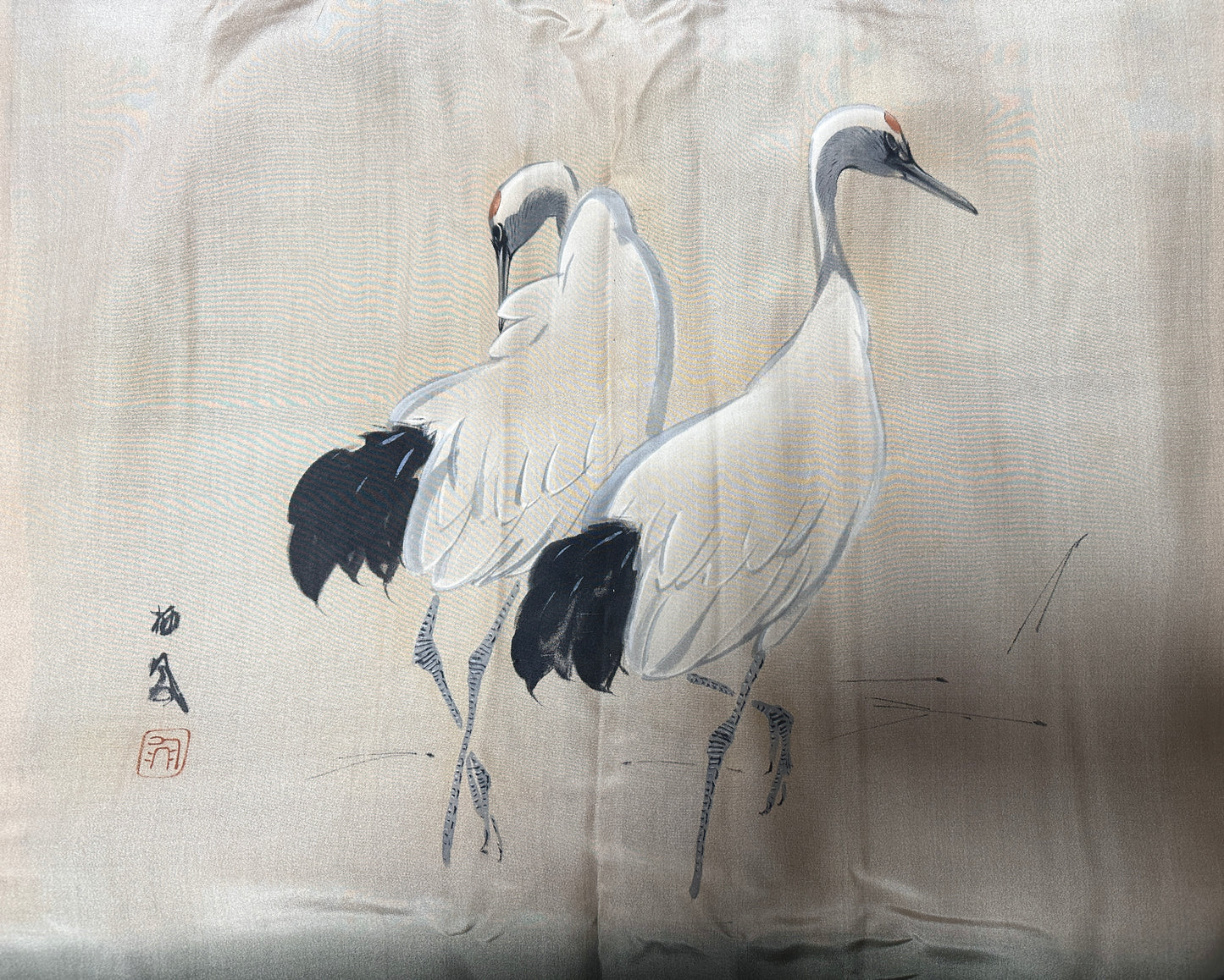 KUROMONTSUKI HAORI "tsuru"