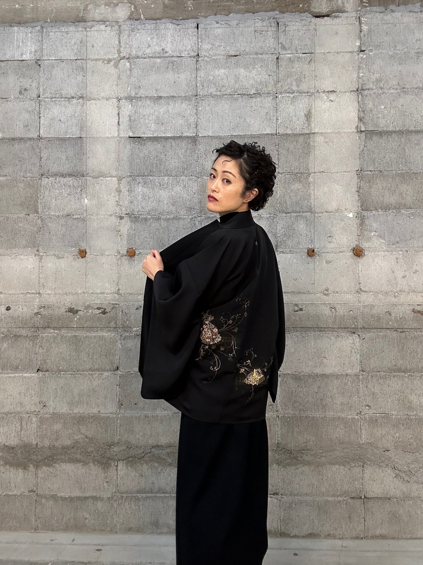 BLACK HAORI "011 chisana hana, shishu”