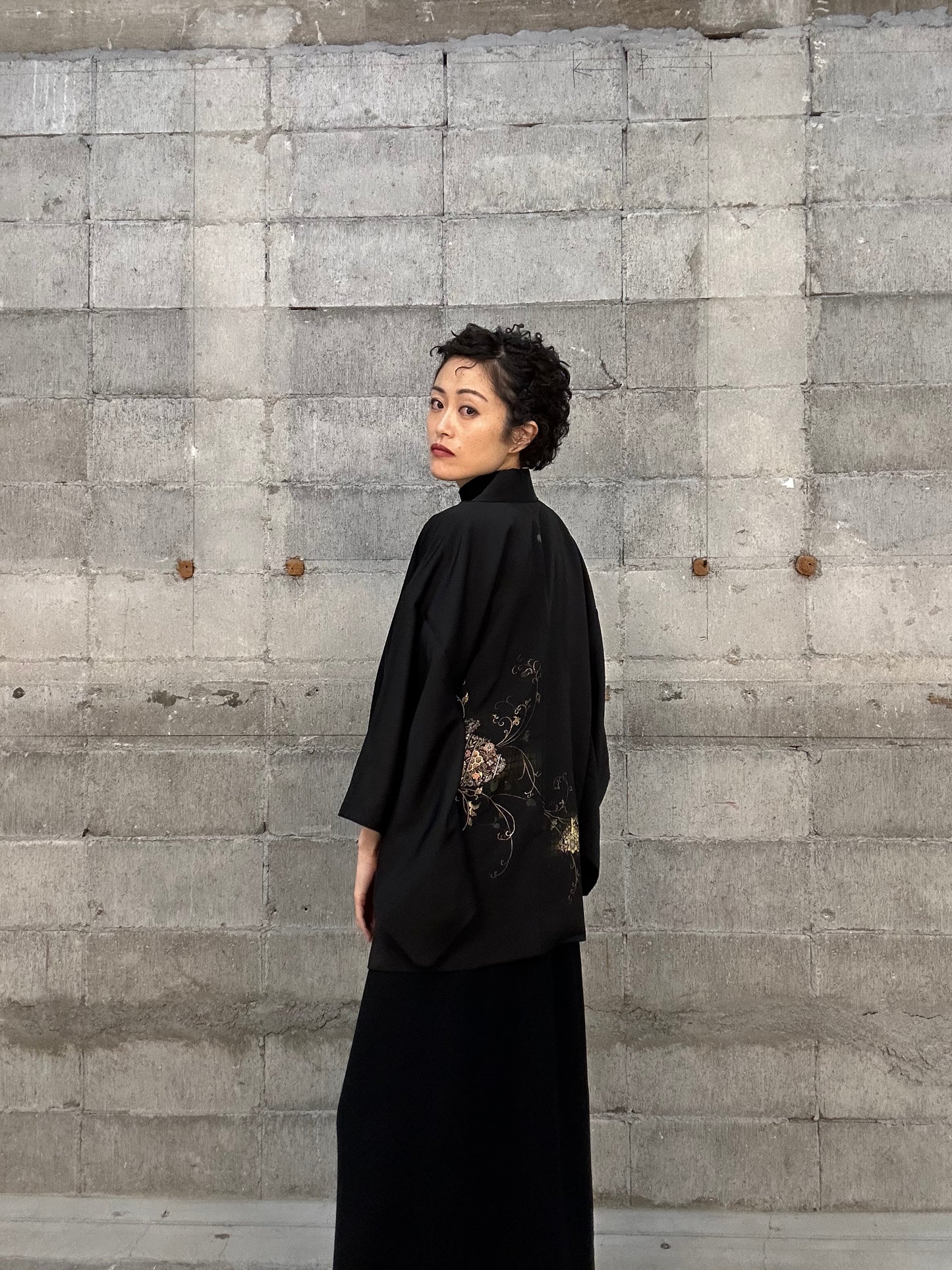 BLACK HAORI "011 chisana hana, shishu”