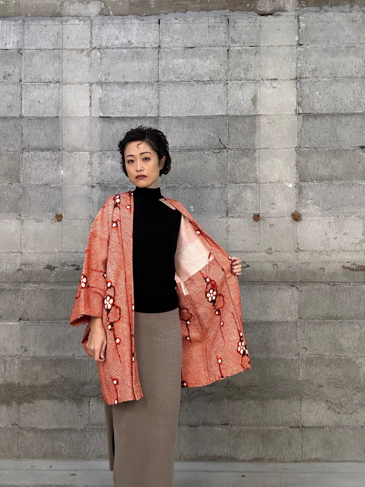 VINTAGE SHIBORI HAORI 004