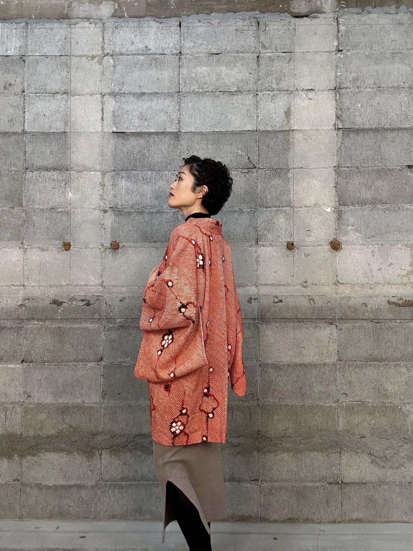 VINTAGE SHIBORI HAORI 004