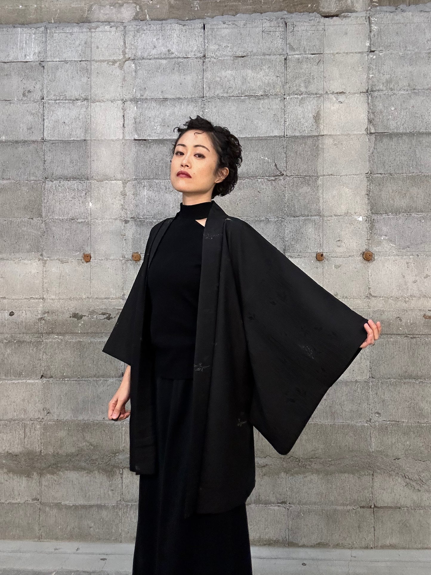 BLACK HAORI "014 kin gin shishu"