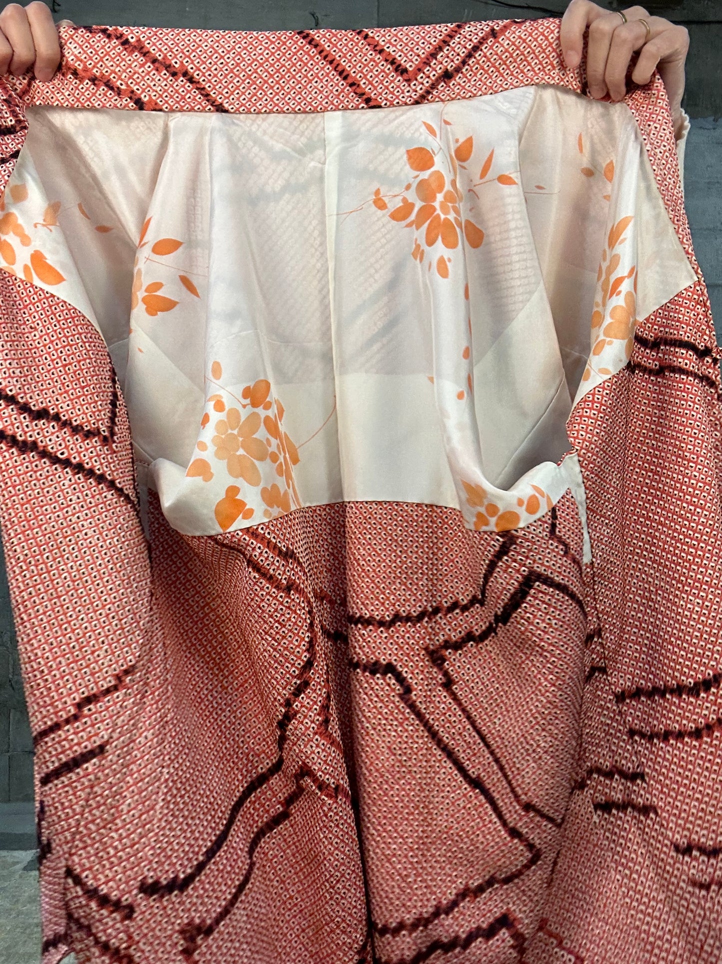 VINTAGE SHIBORI HAORI "016 michi"