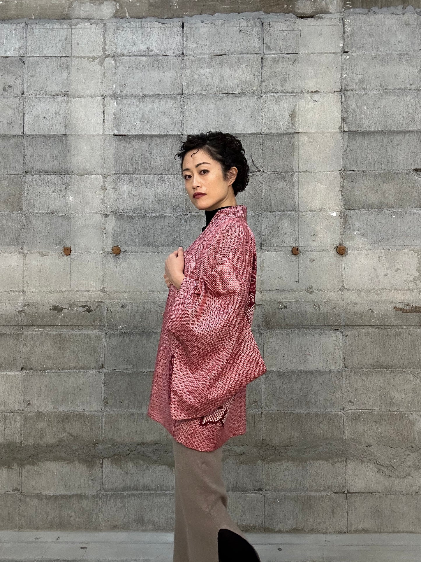 VINTAGE SHIBORI HAORI 003