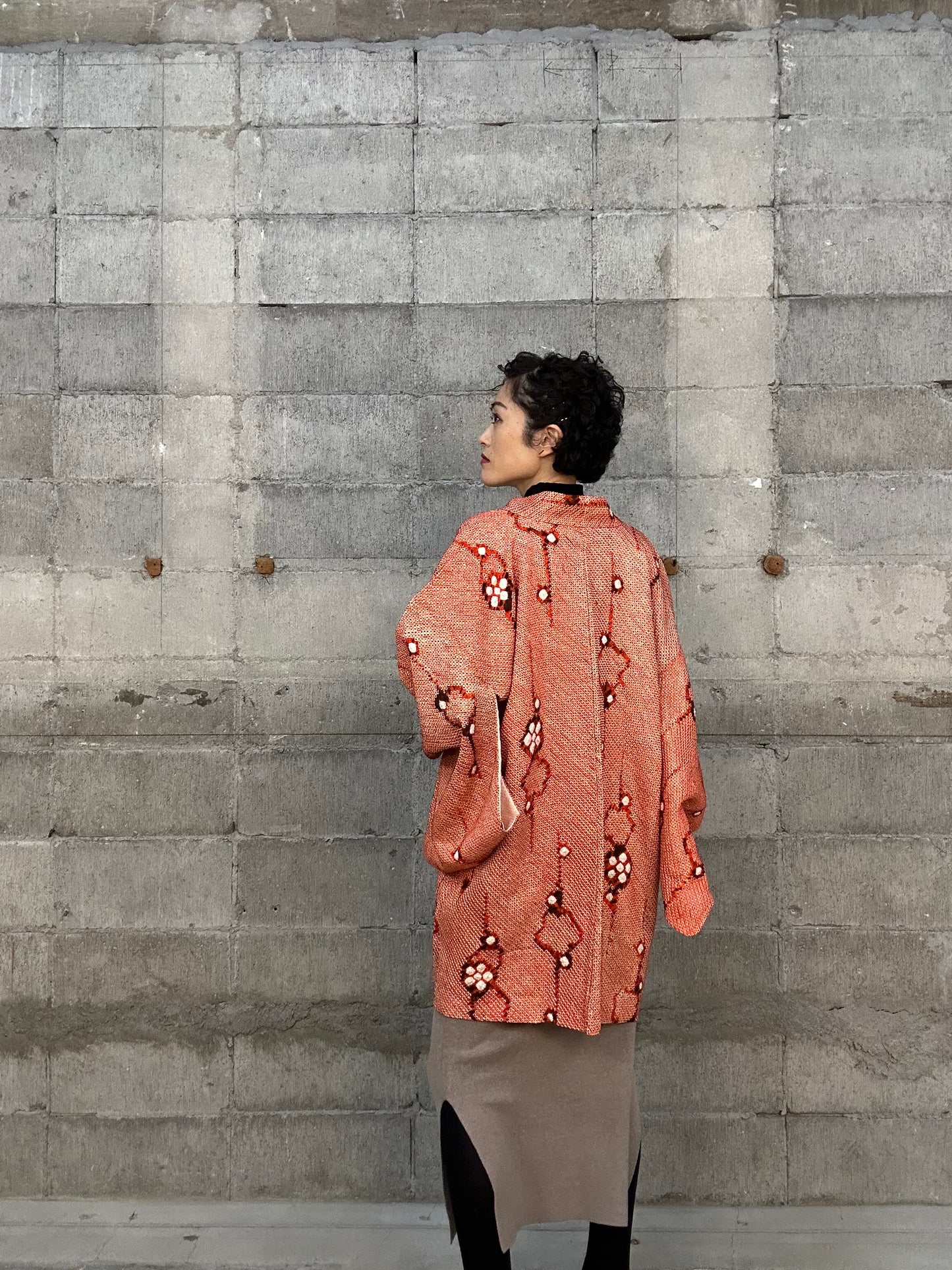 VINTAGE SHIBORI HAORI 004