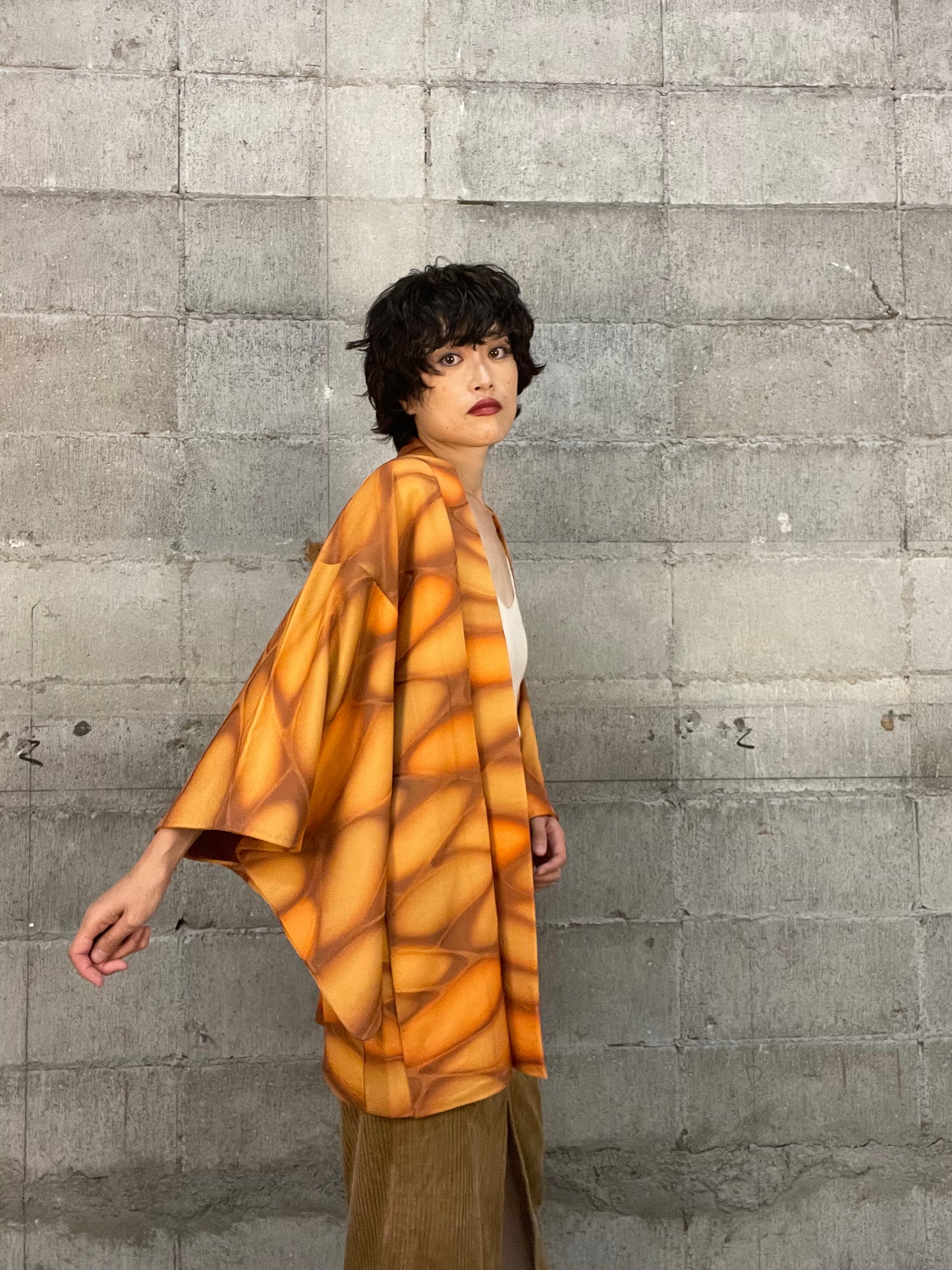 VINTAGE KAWAII HAORI "mikaniro”