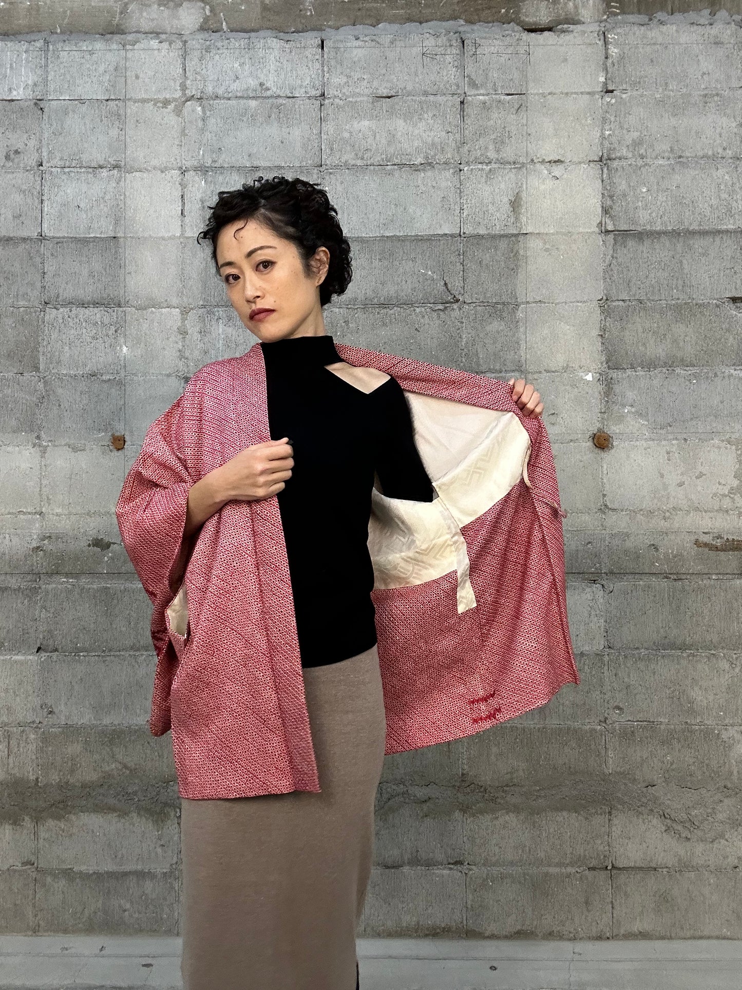 VINTAGE SHIBORI HAORI 003