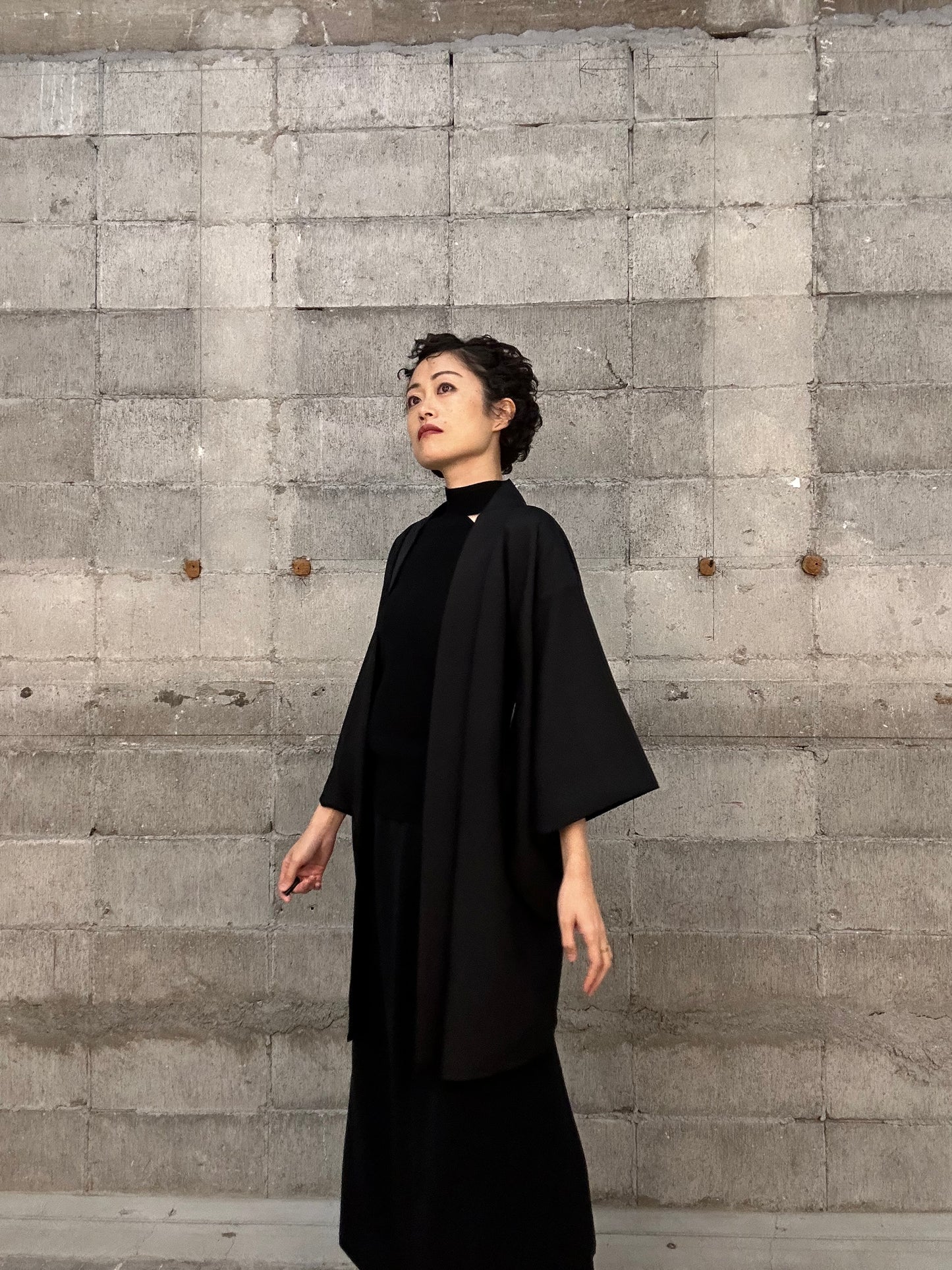 BLACK HAORI "015 jinrikisha"