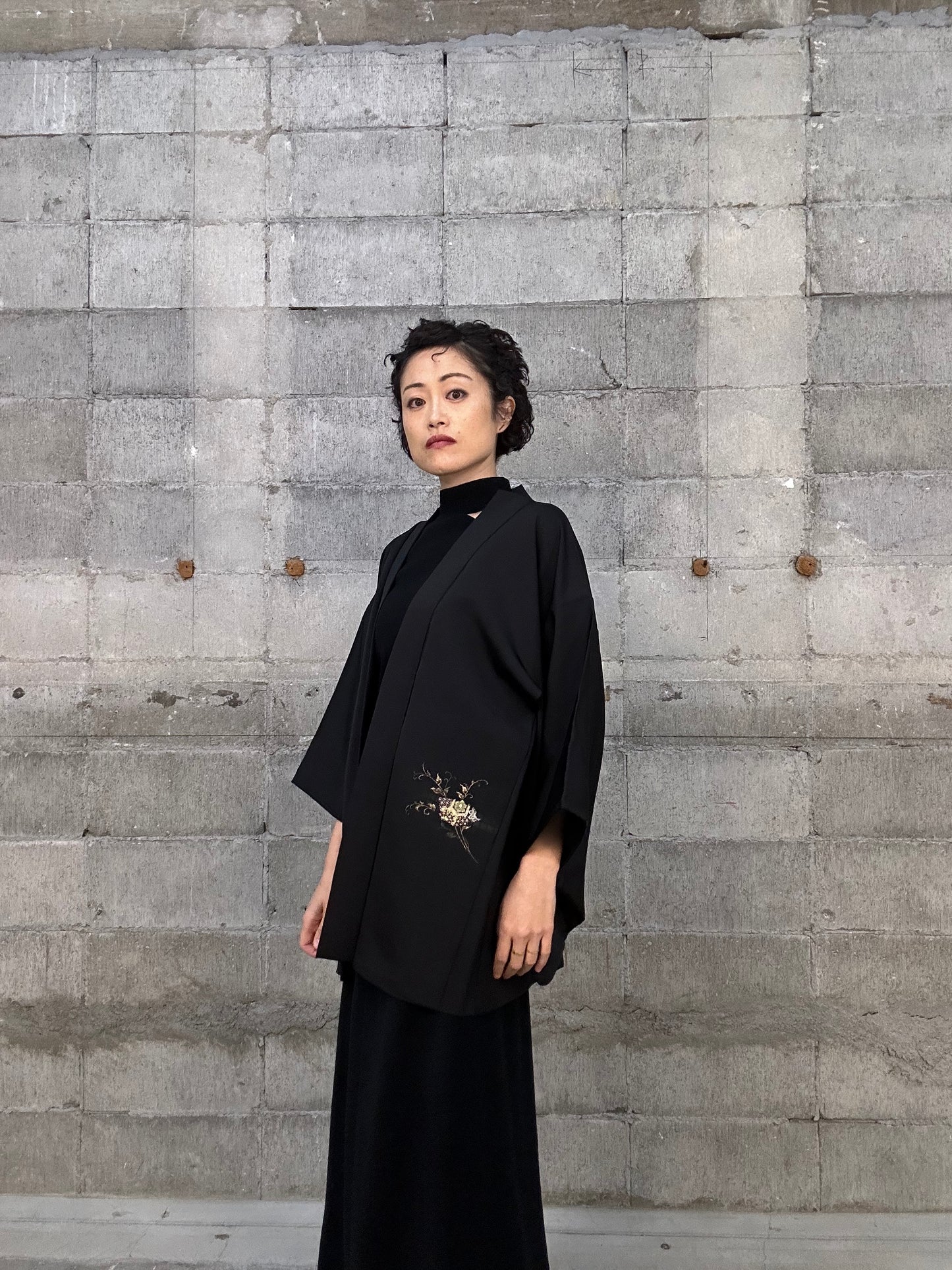 BLACK HAORI "011 chisana hana, shishu”