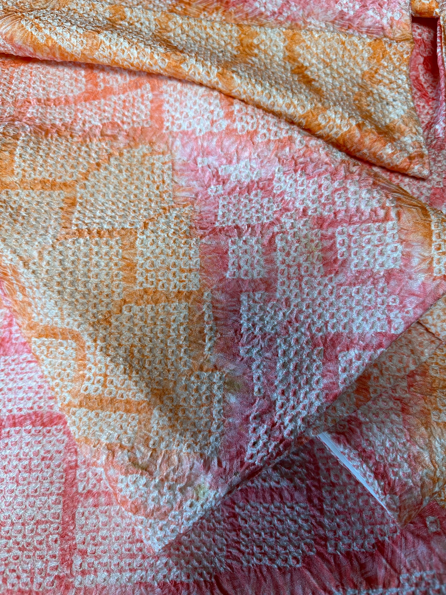 SHIBORI HAORI "013 awai momo, ki"