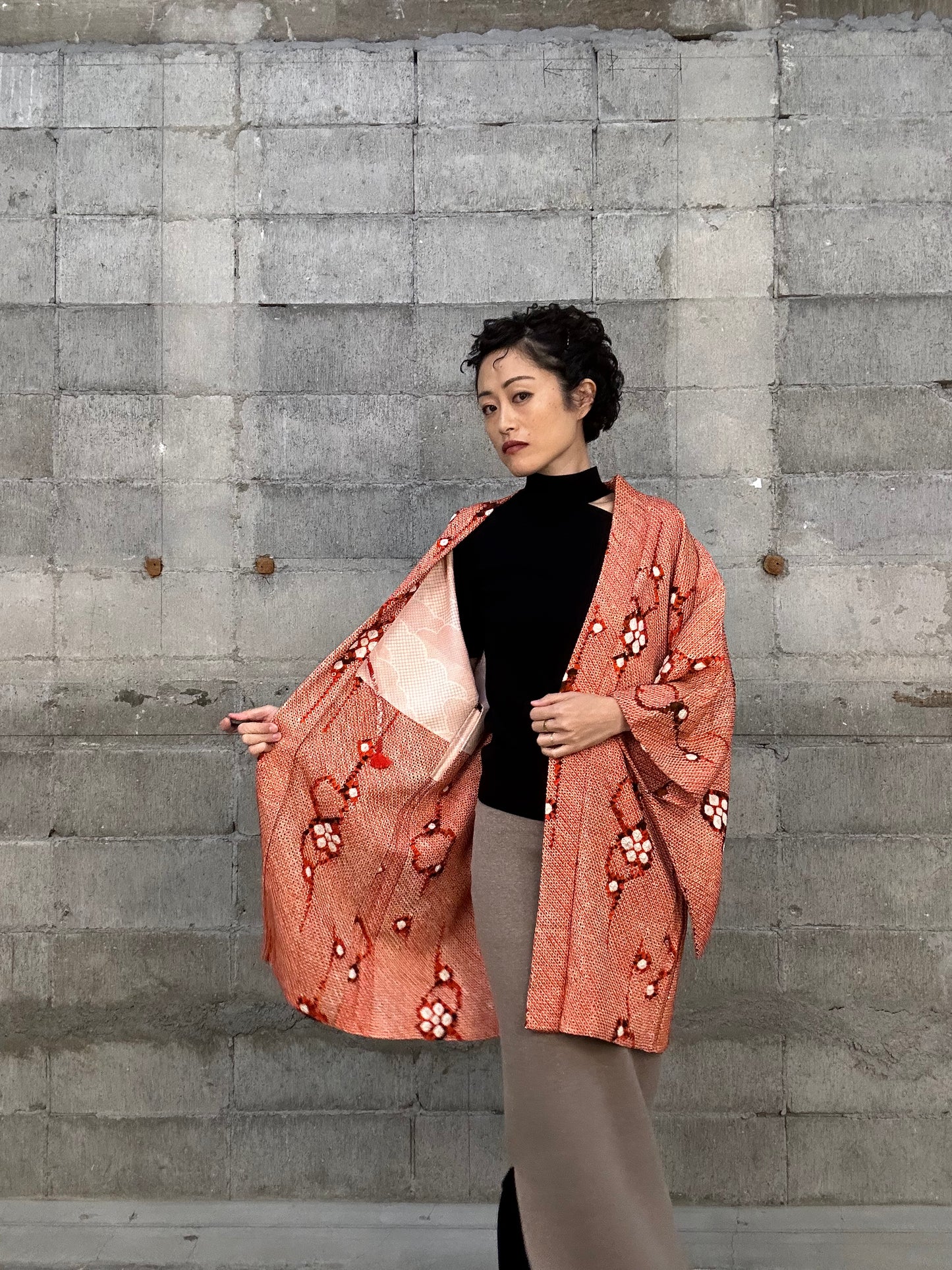 VINTAGE SHIBORI HAORI 004