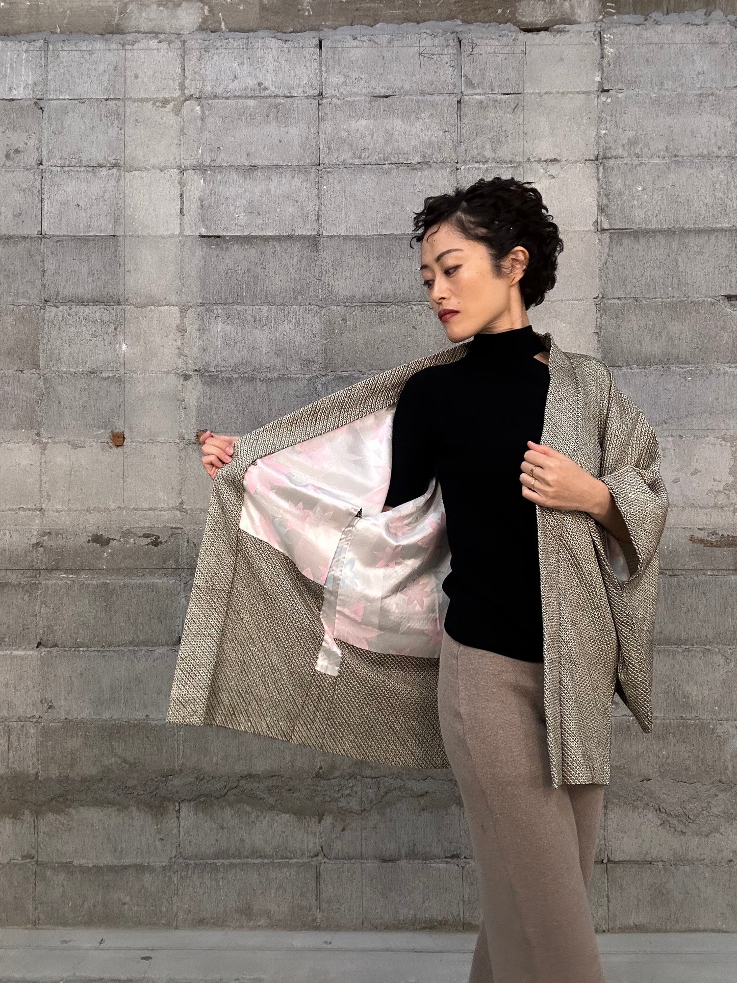 VINTAGE SHIBORI HAORI 007