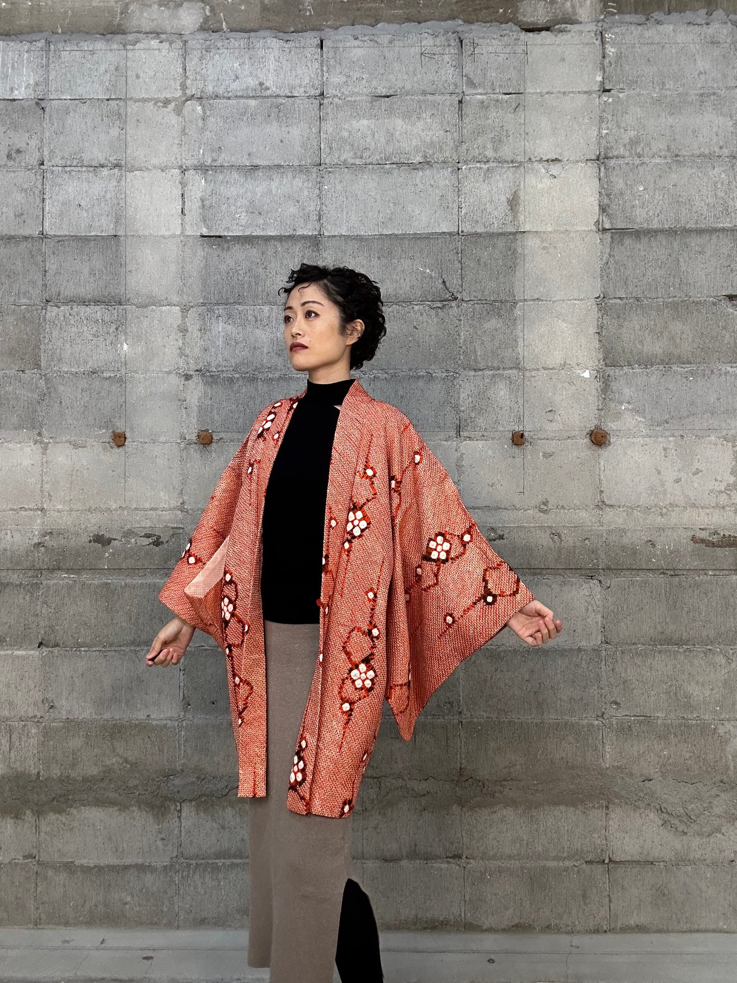 VINTAGE SHIBORI HAORI 004