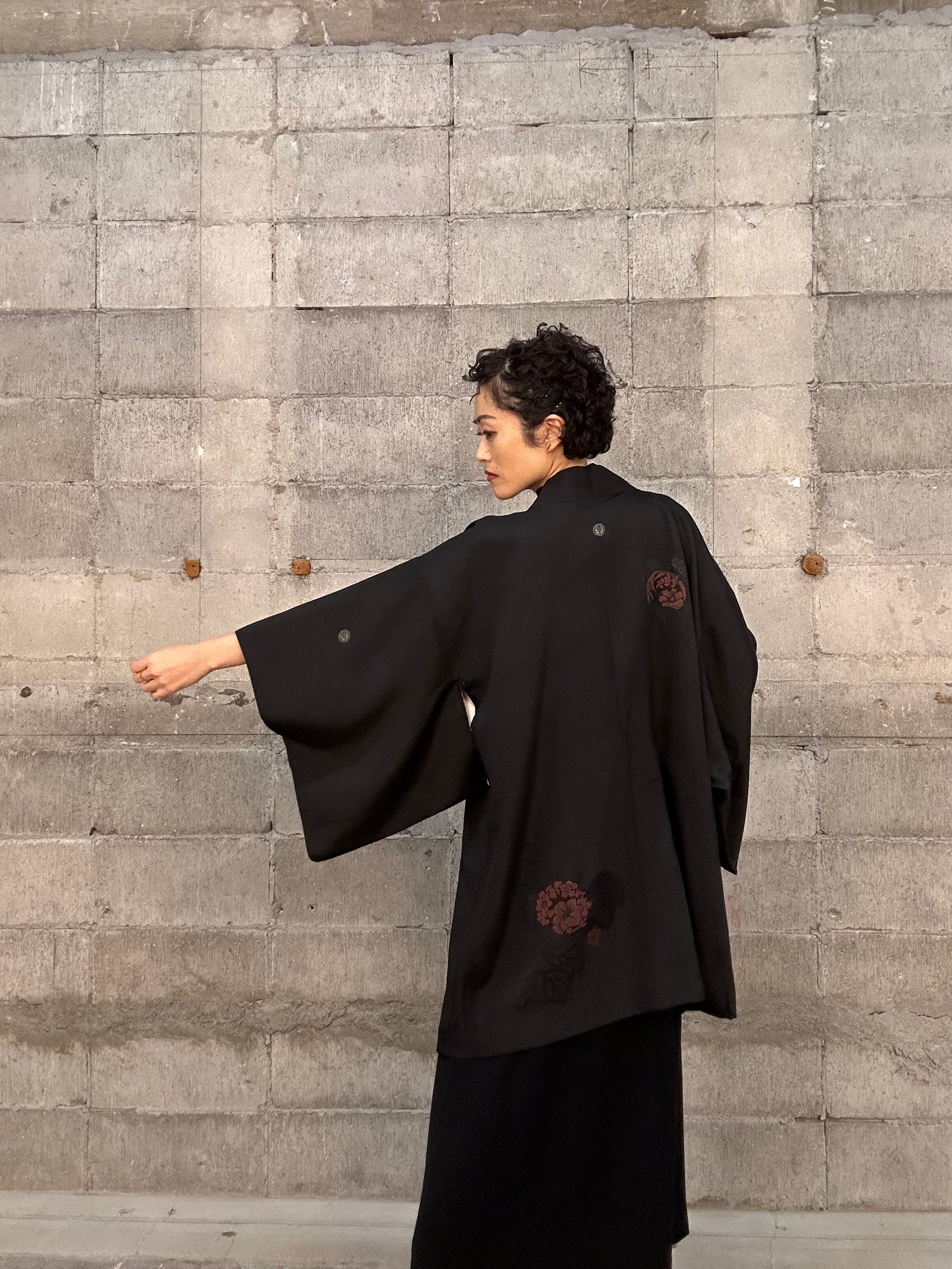 BLACK HAORI "015 jinrikisha"