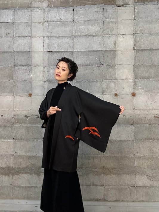 BLACK HAORI "008 yukishiba"