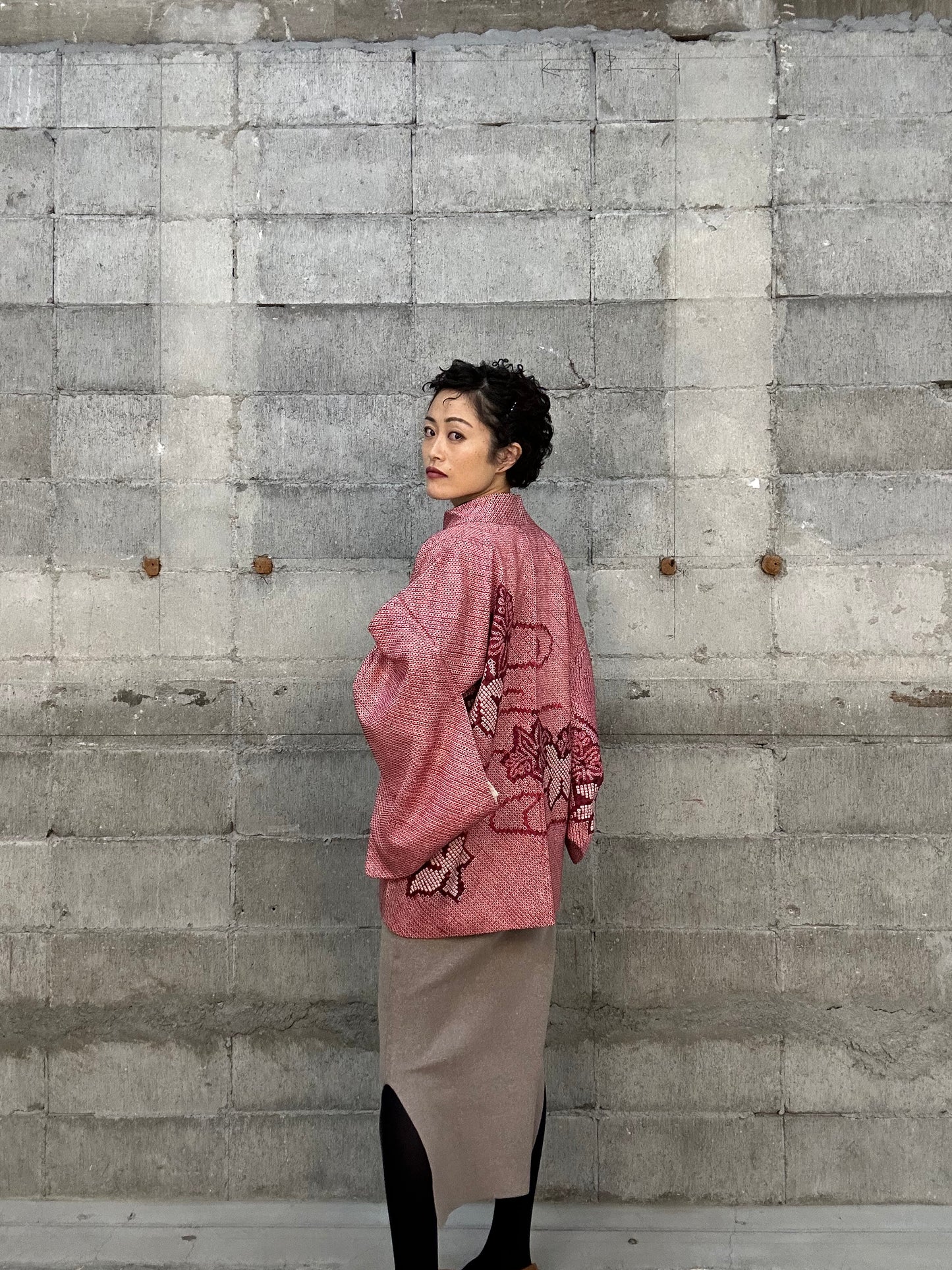 VINTAGE SHIBORI HAORI 003