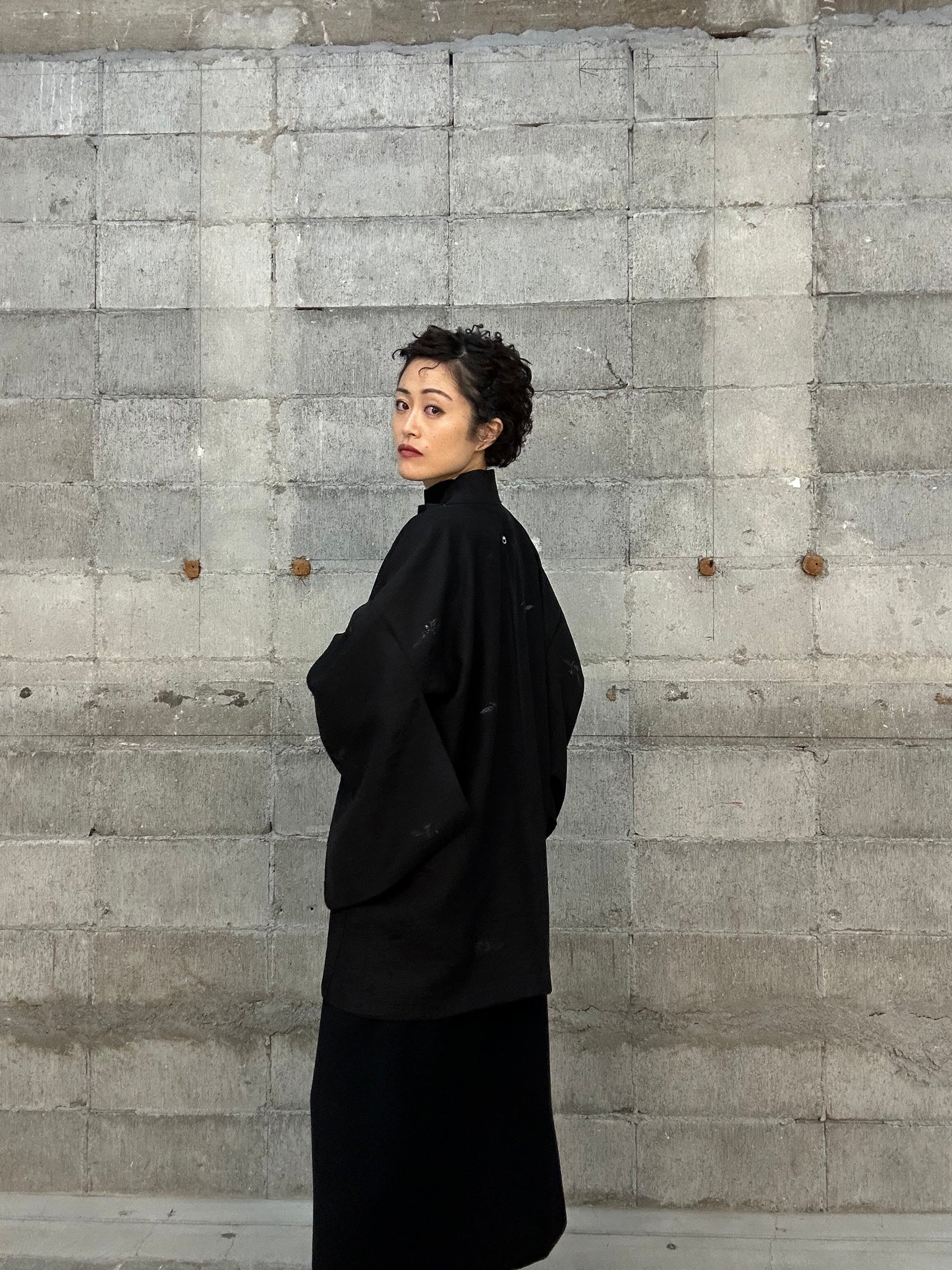 BLACK HAORI "014 kin gin shishu"