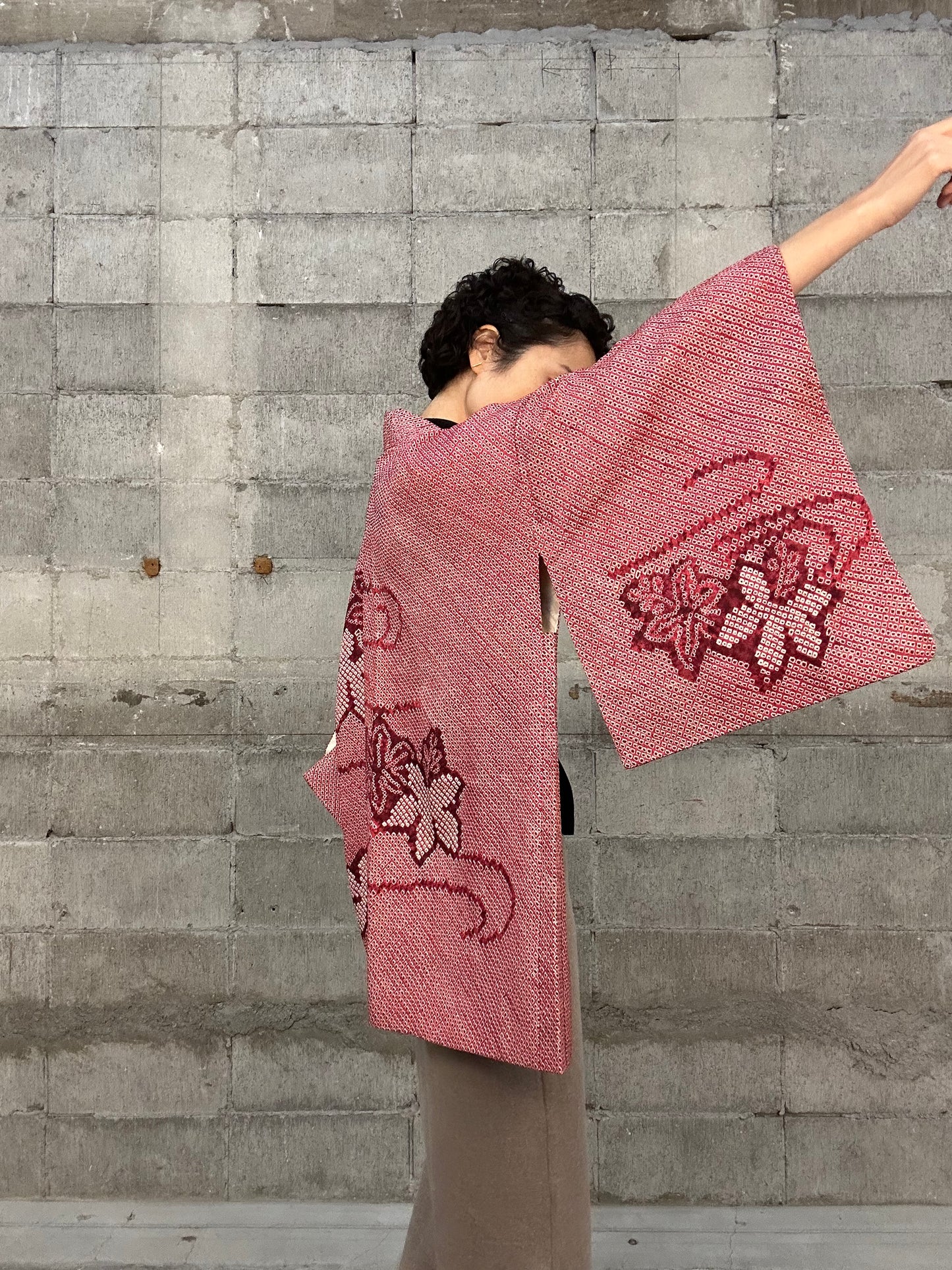 VINTAGE SHIBORI HAORI 003