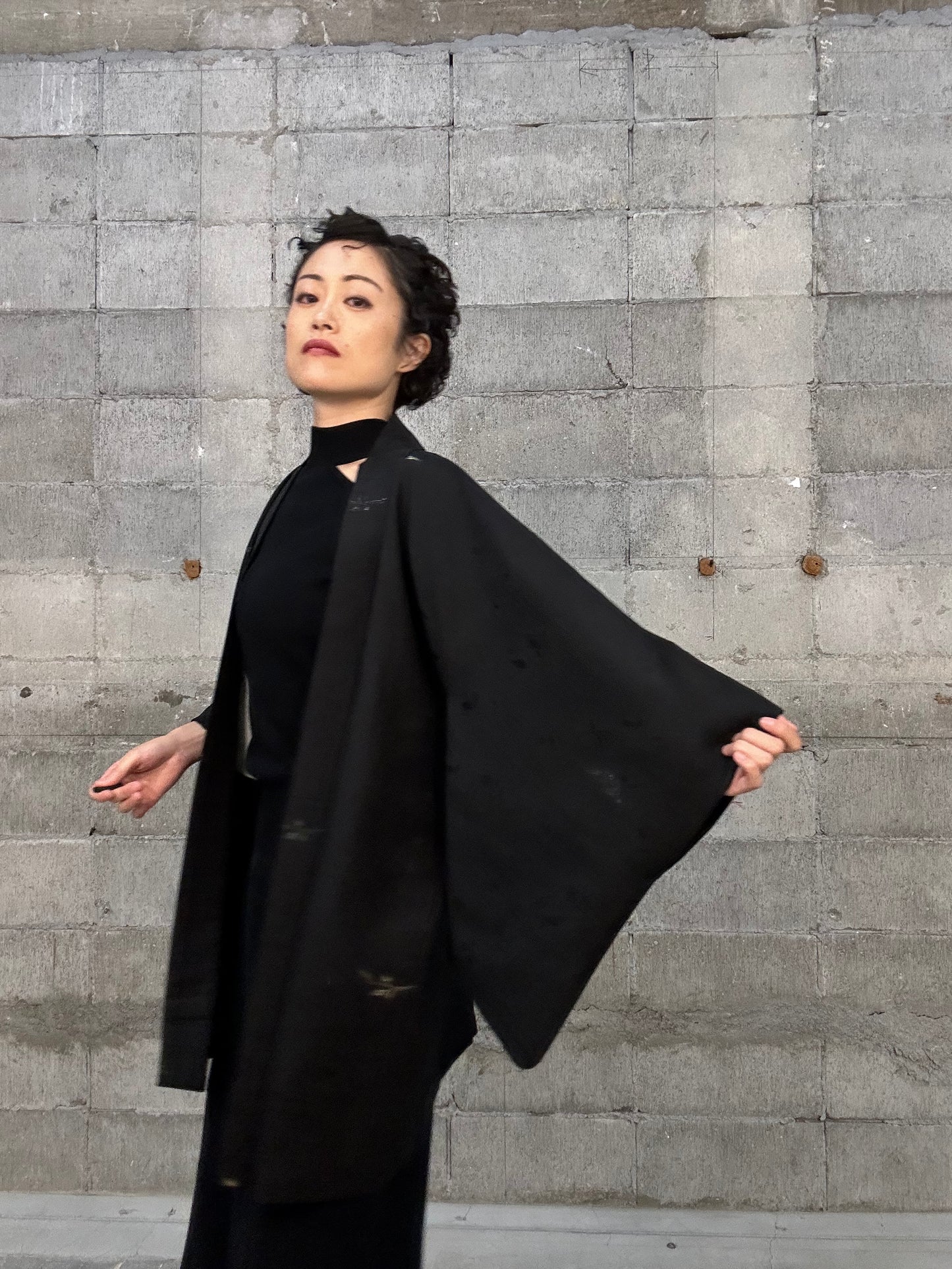 BLACK HAORI "014 kin gin shishu"