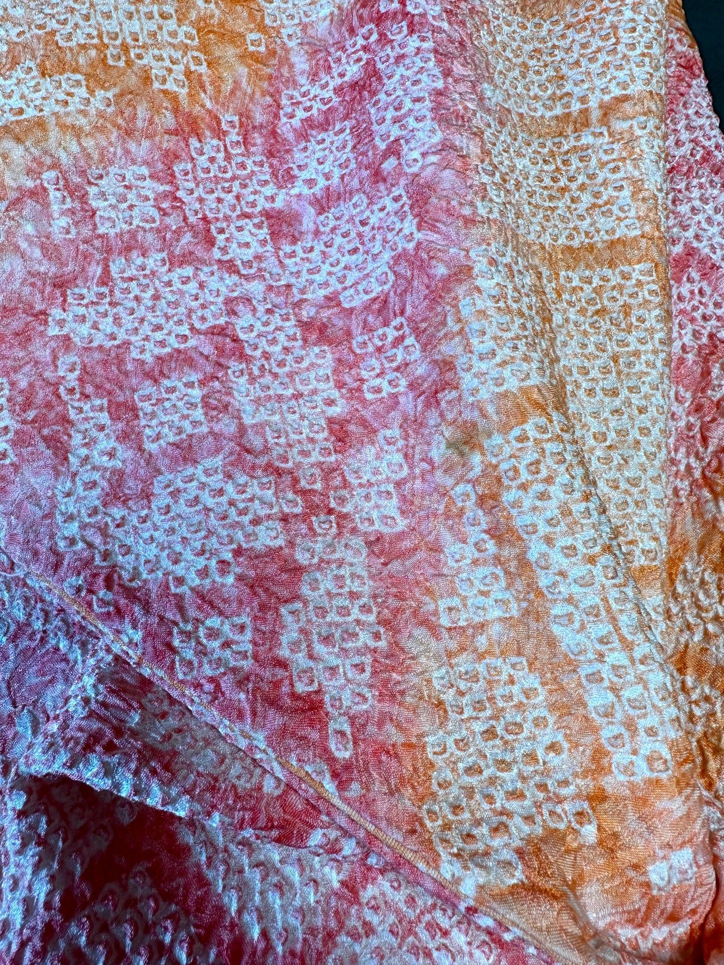 SHIBORI HAORI "013 awai momo, ki"