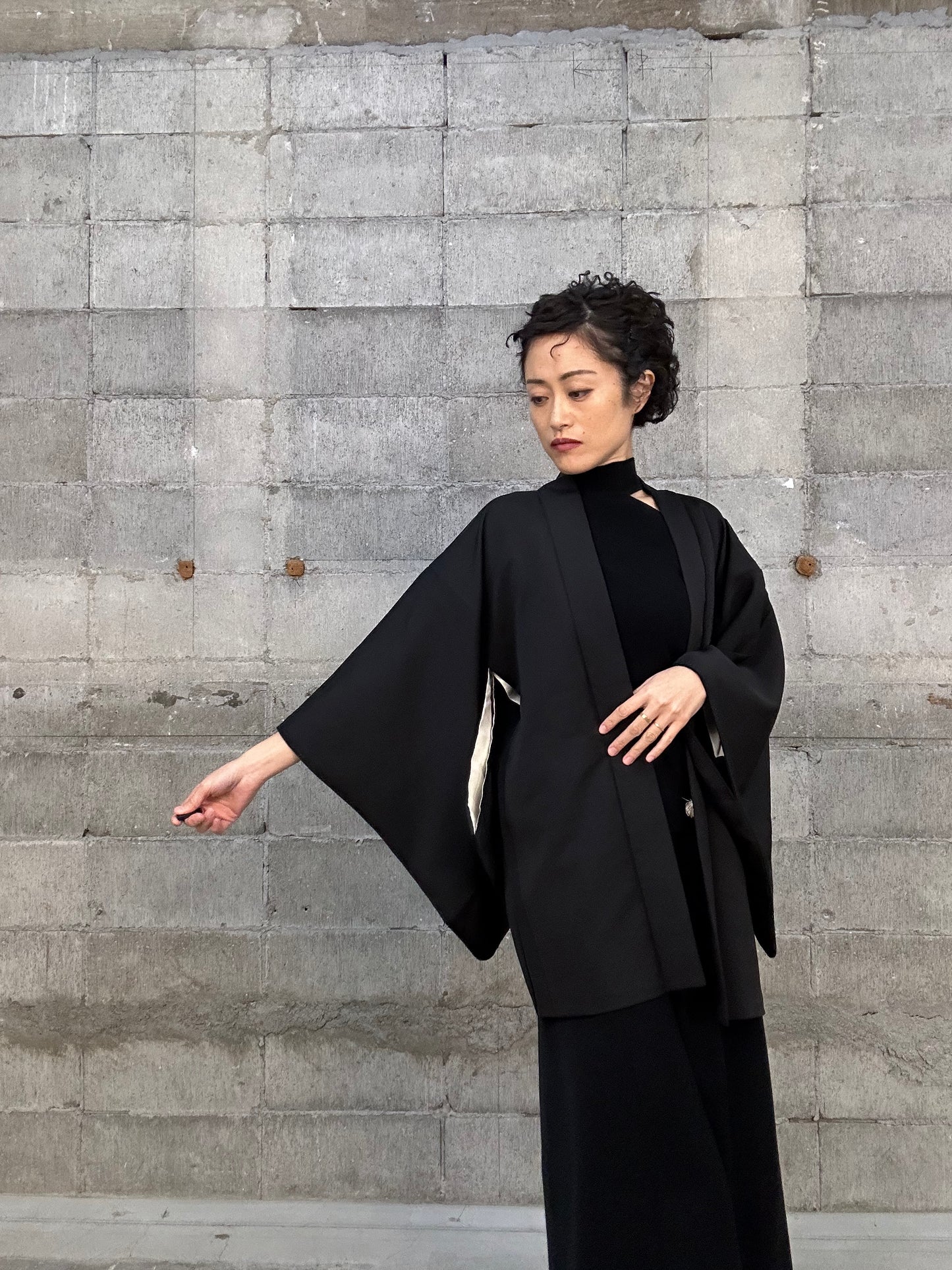 BLACK HAORI "011 chisana hana, shishu”