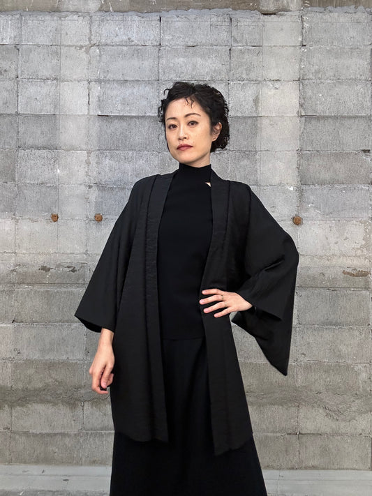 BLACK HAORI "002 yukiwa tsuyushiba"