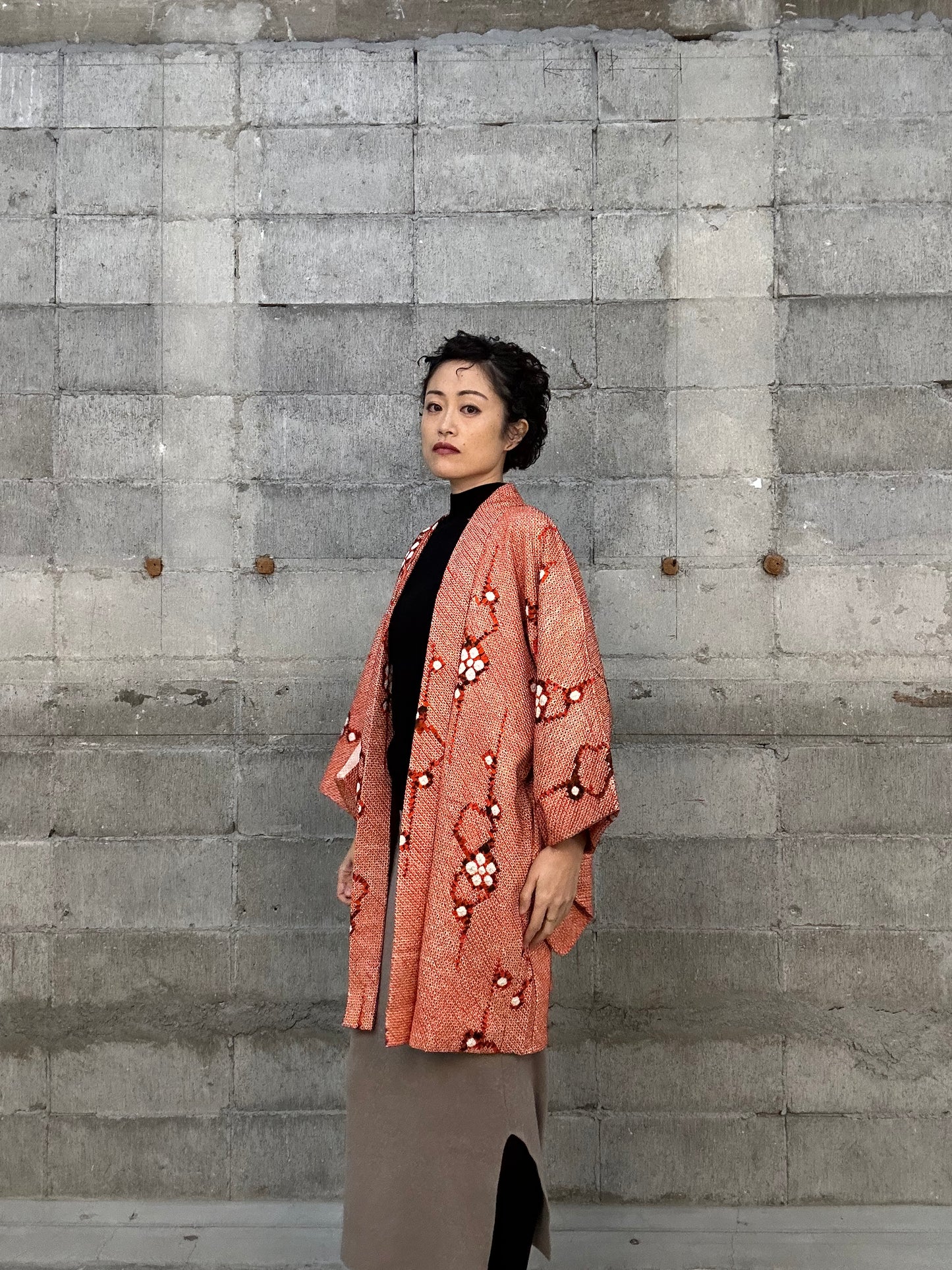 VINTAGE SHIBORI HAORI 004