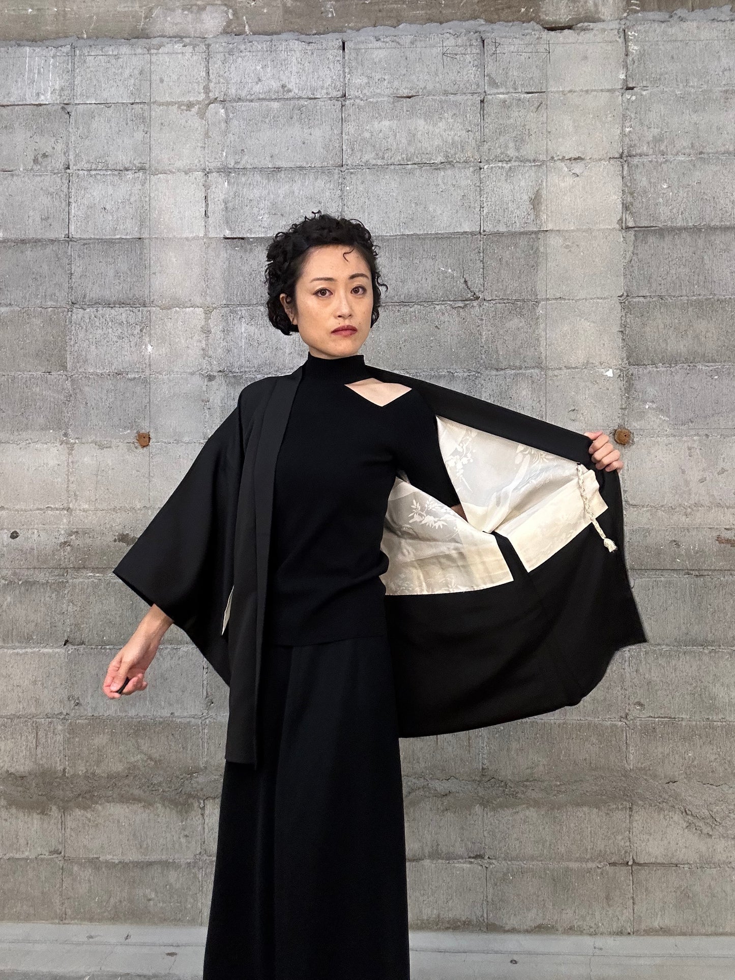 BLACK HAORI "011 chisana hana, shishu”