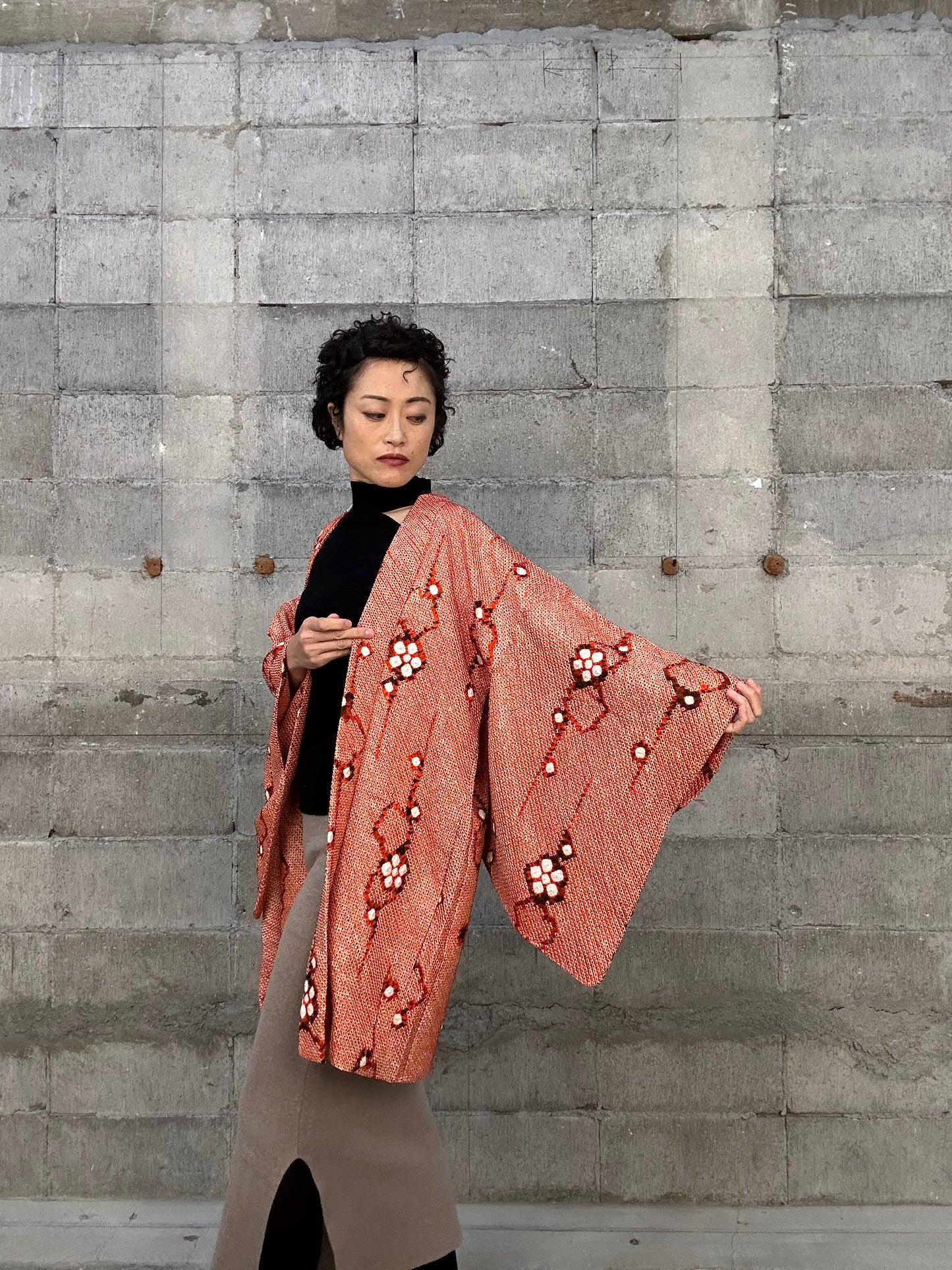 VINTAGE SHIBORI HAORI 004